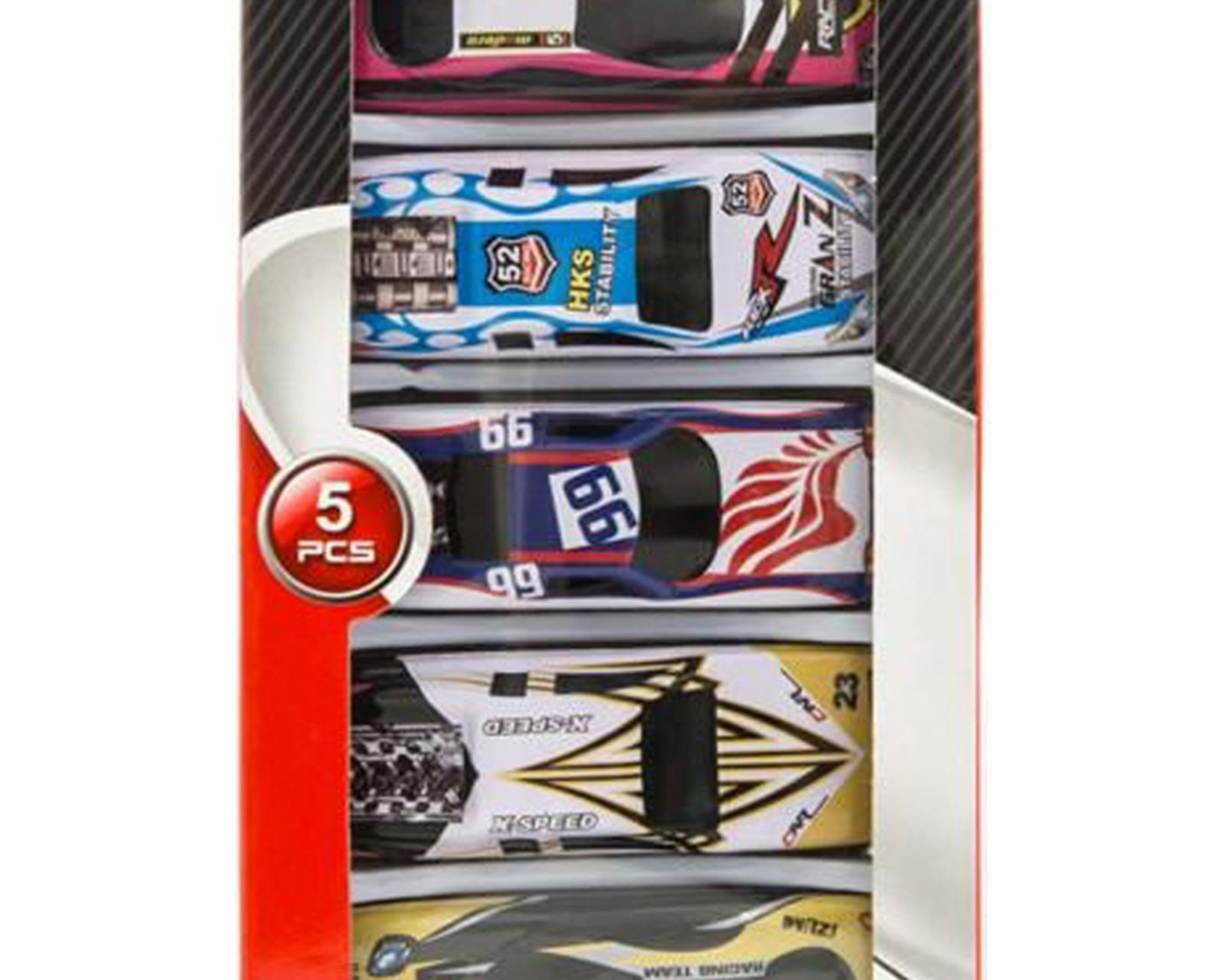 Foto 3 pulgar | Carros de Carreras Tian Hong Toys 5 Piezas