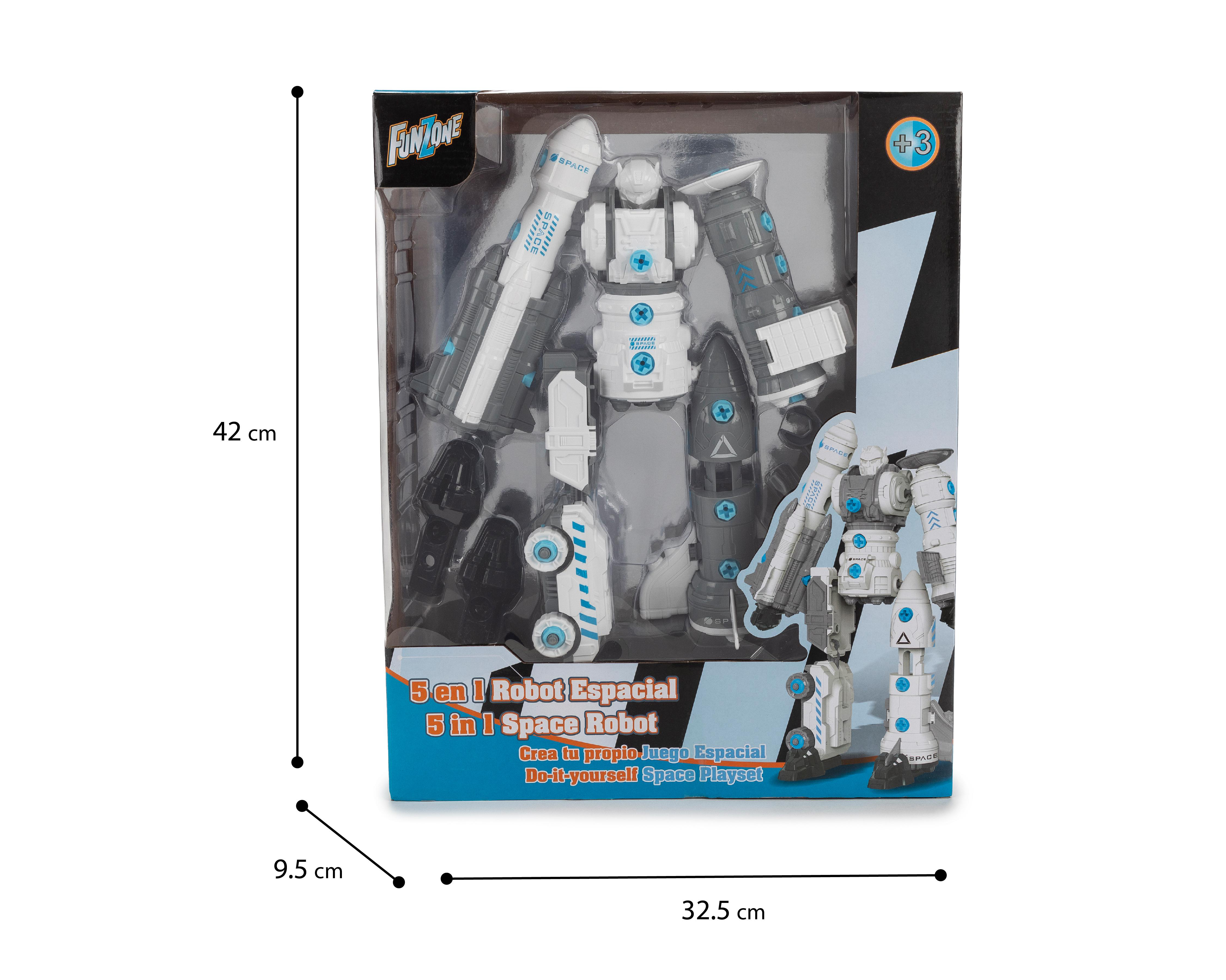 Foto 4 pulgar | Robot Espacial Funzone