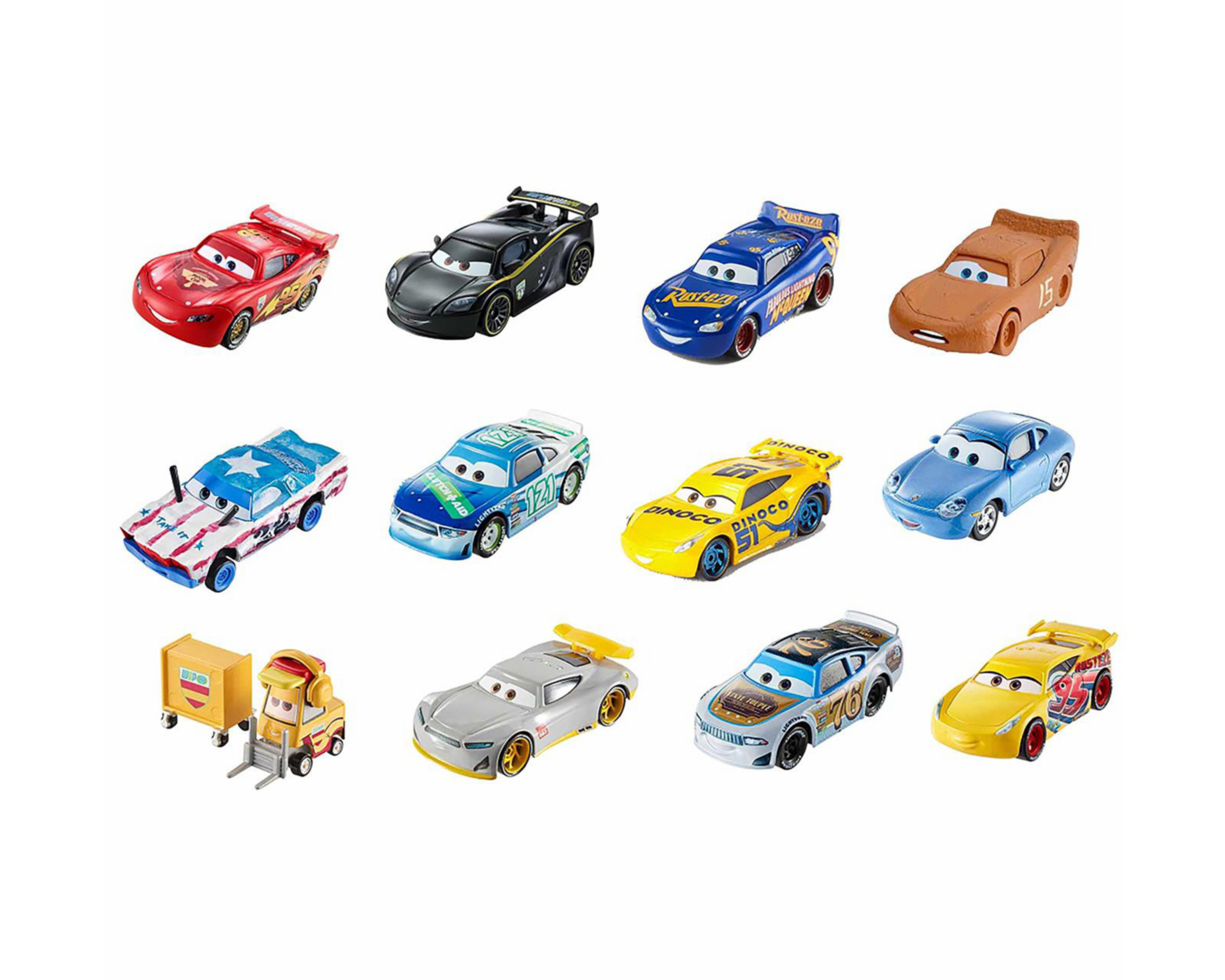 Foto 6 pulgar | Cars Disney Pixar 1 Pieza