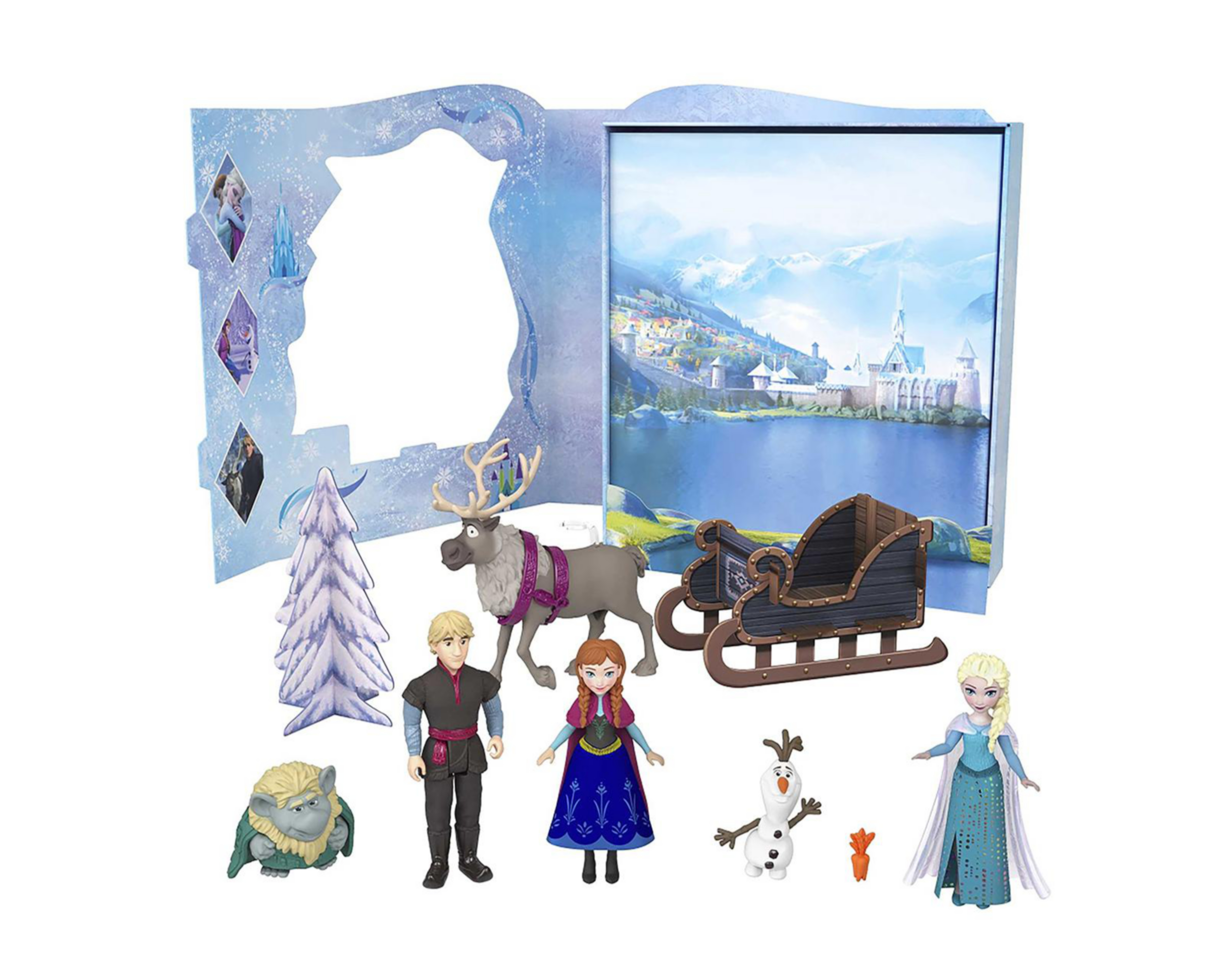 Libro de Historias Disney Frozen 6 Figuras