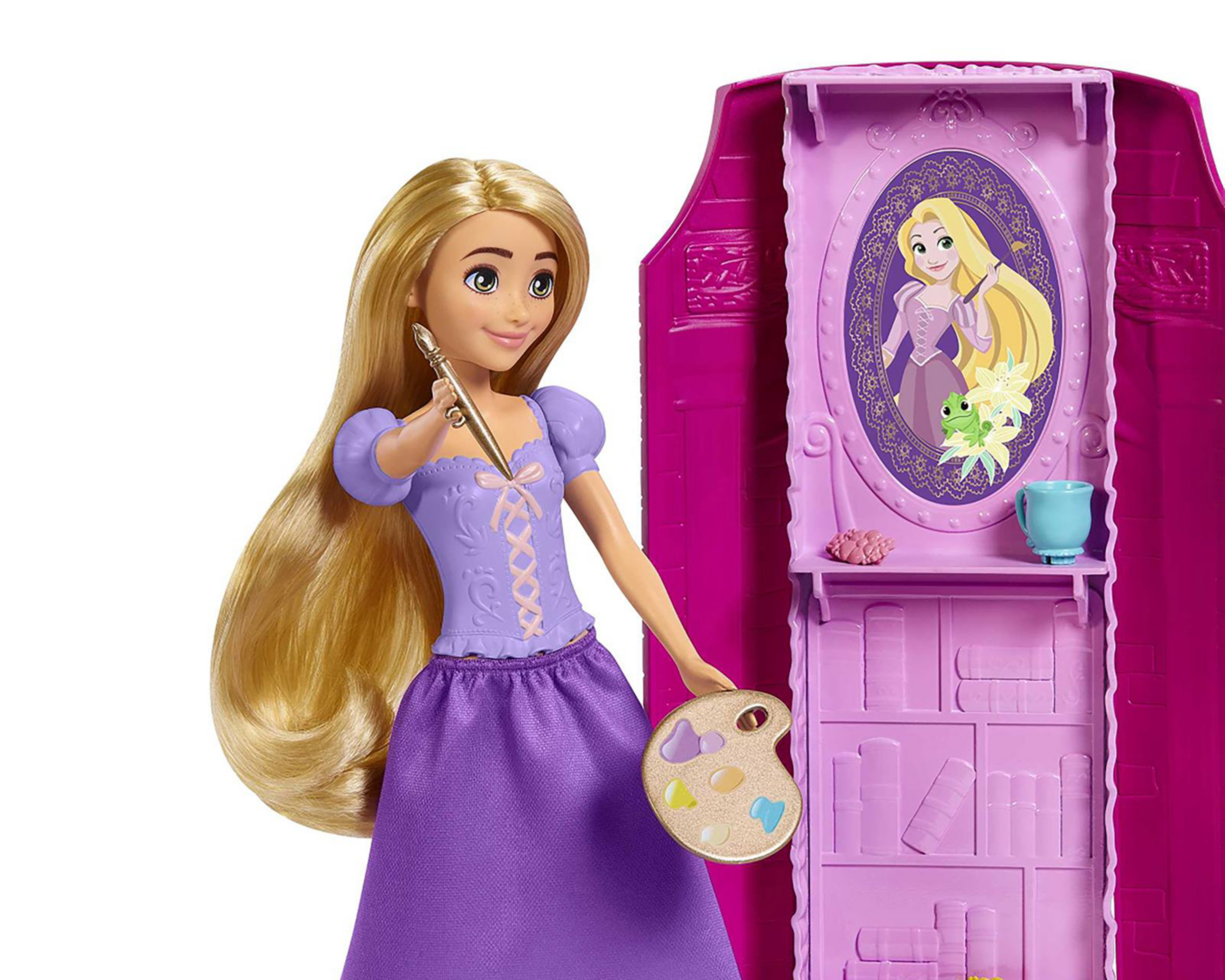 Foto 4 | Muñeca Disney Princesas Torre de Rapunzel