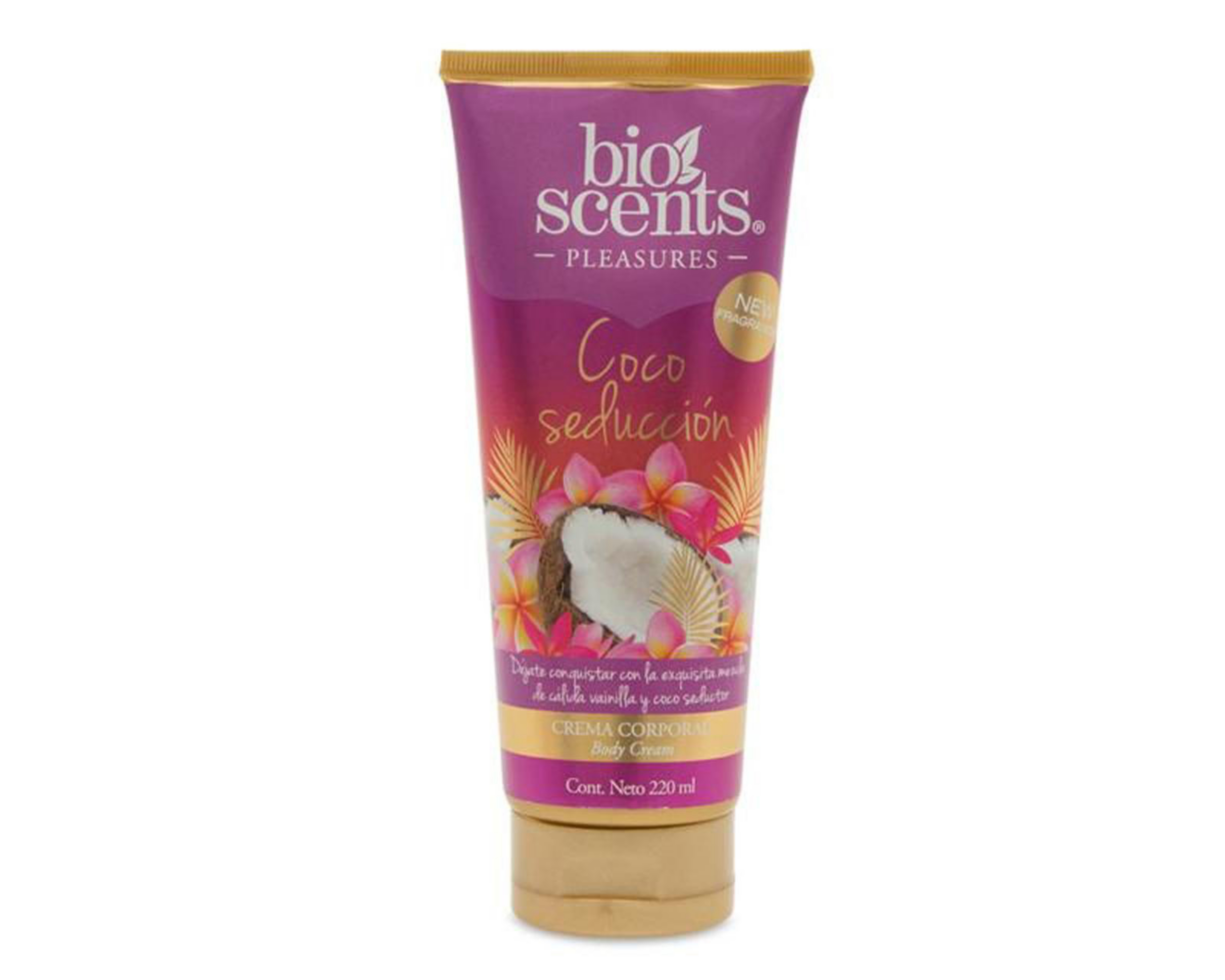 Foto 2 pulgar | Crema Corporal Coco Seducción Bioscents 220 ml