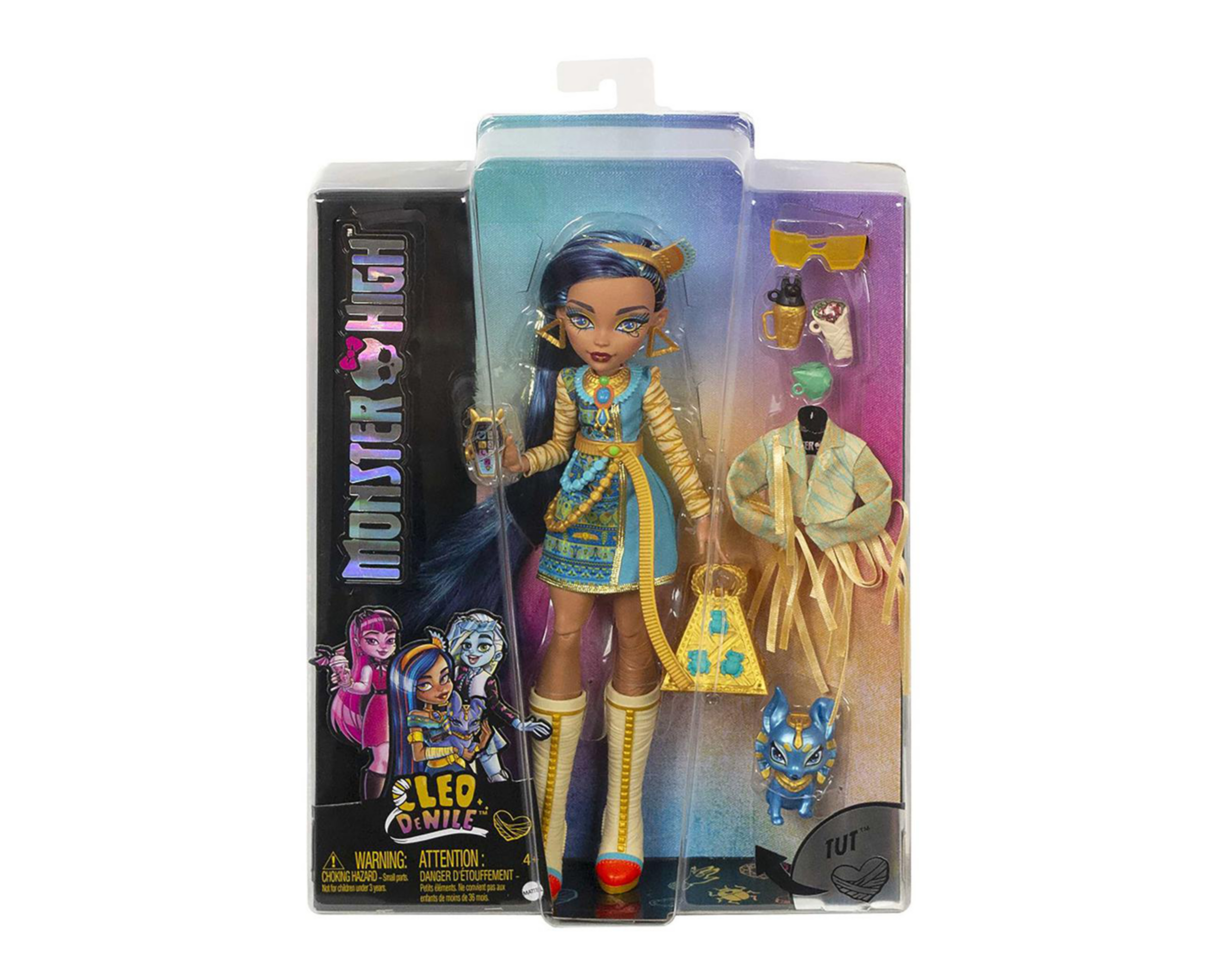 Foto 7 | Muñeca Cleo Monster High con Accesorios