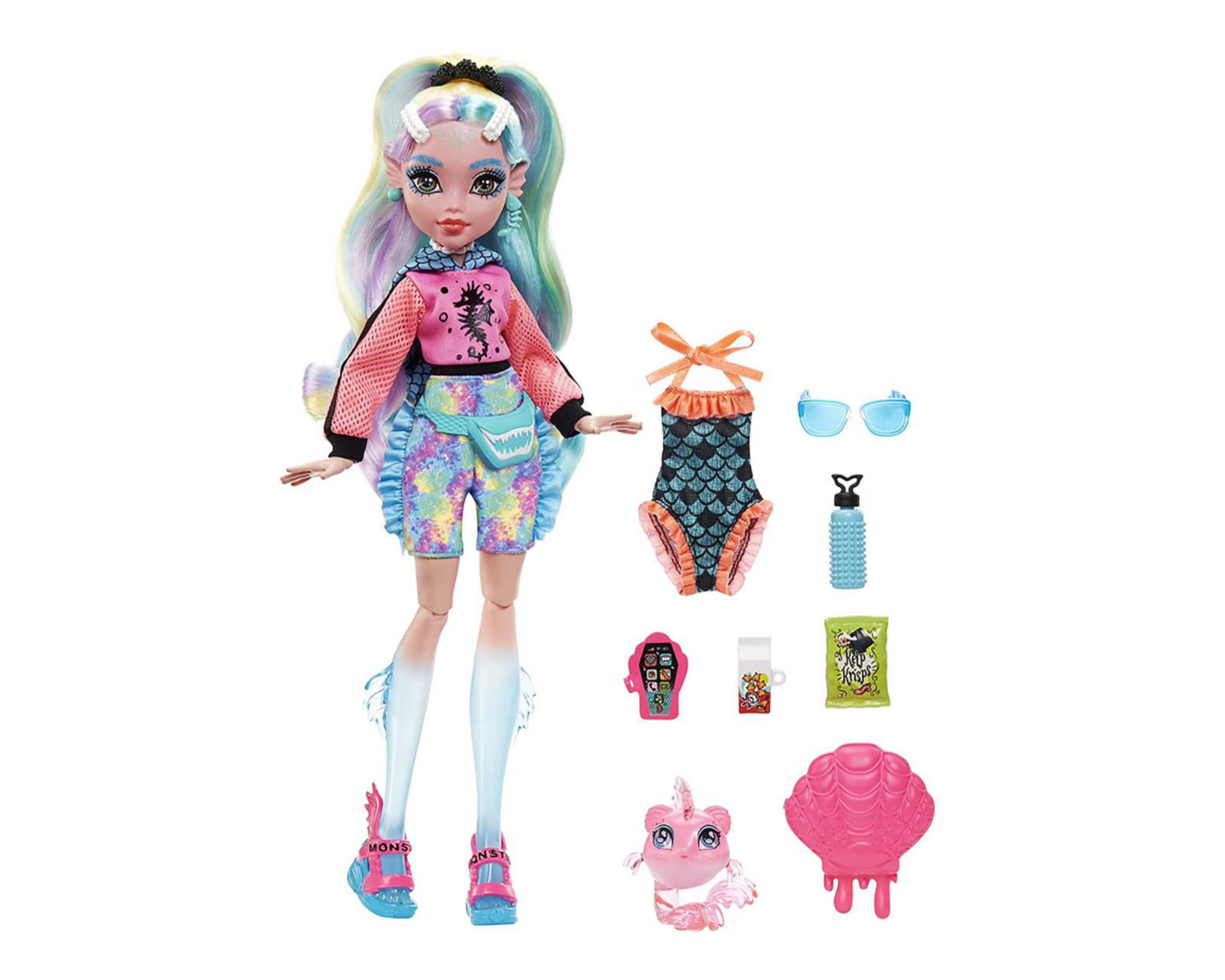 Foto 3 pulgar | Muñeca Lagoona Blue Monster High