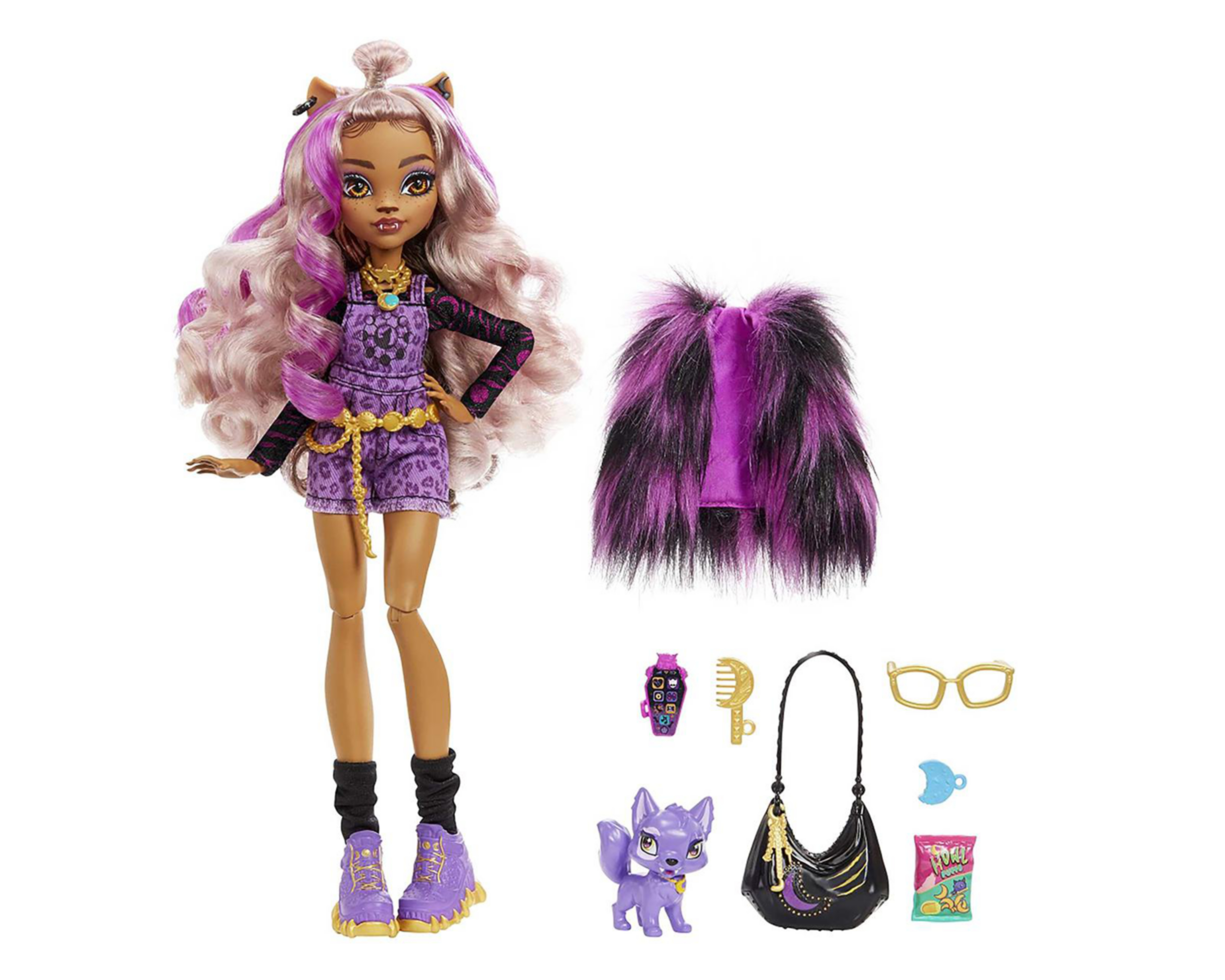 Foto 3 pulgar | Muñeca Clawdeen Wolf Monster Hight