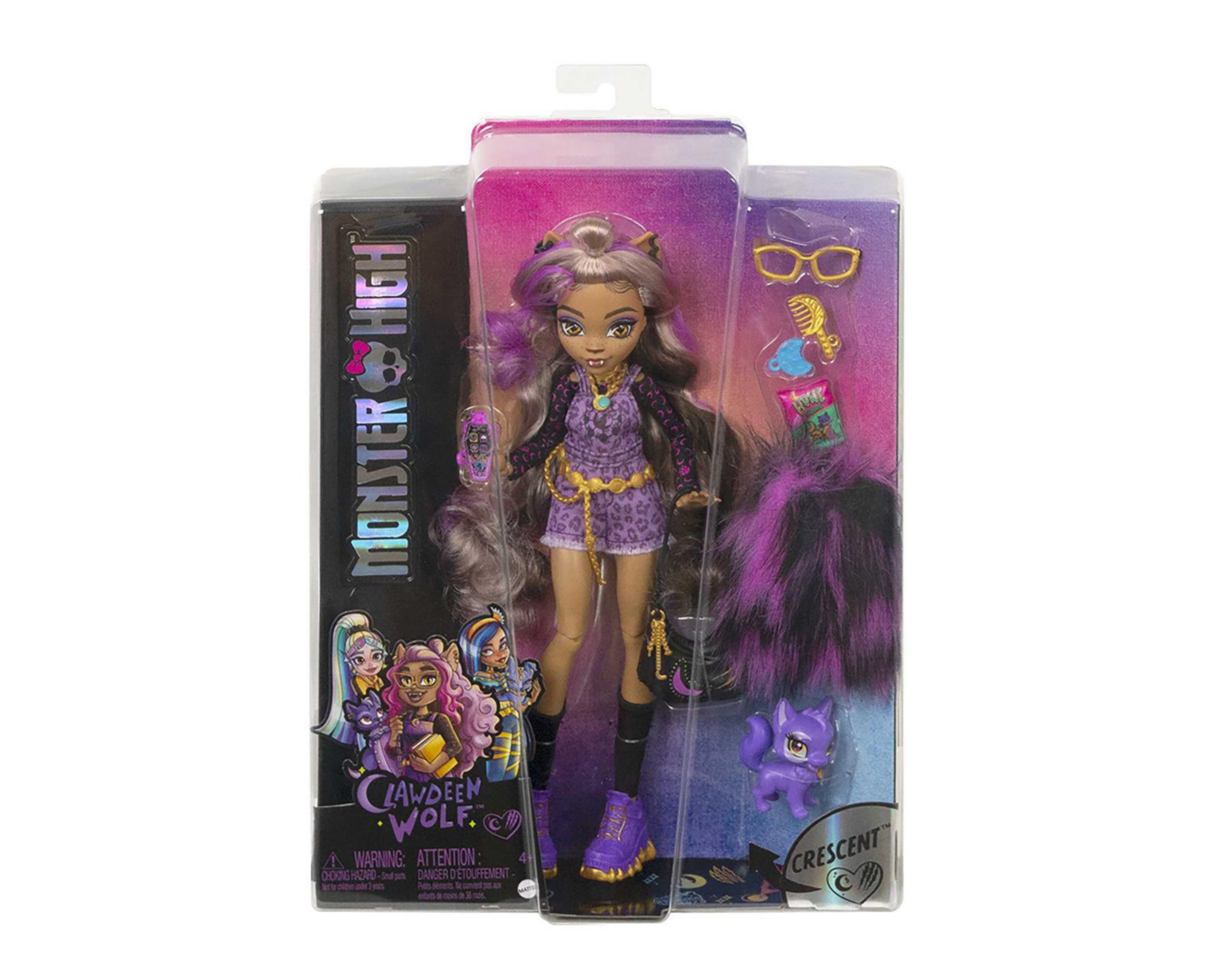 Foto 8 pulgar | Muñeca Clawdeen Wolf Monster Hight