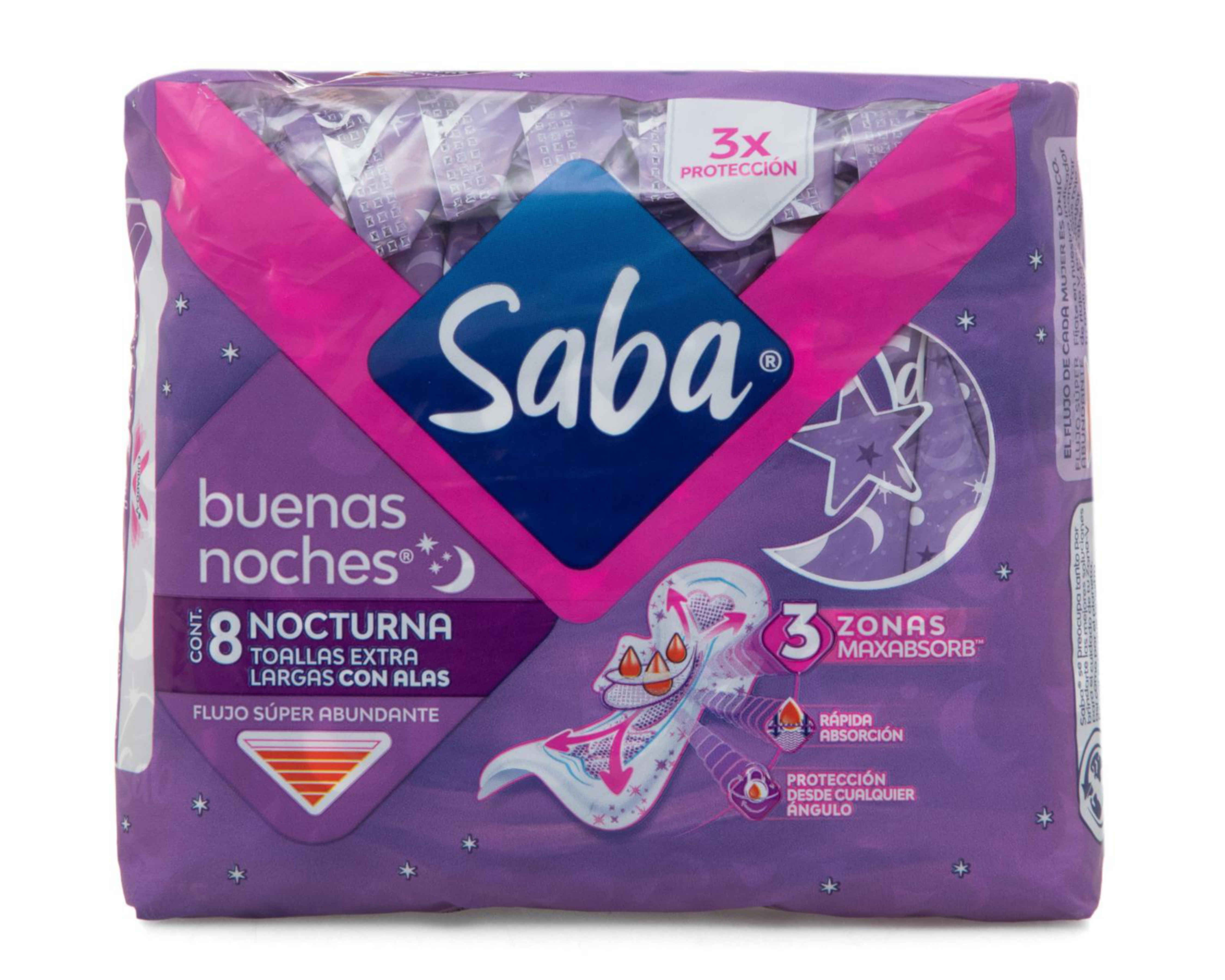 Toallas Sanitarias Saba Buenas Noches