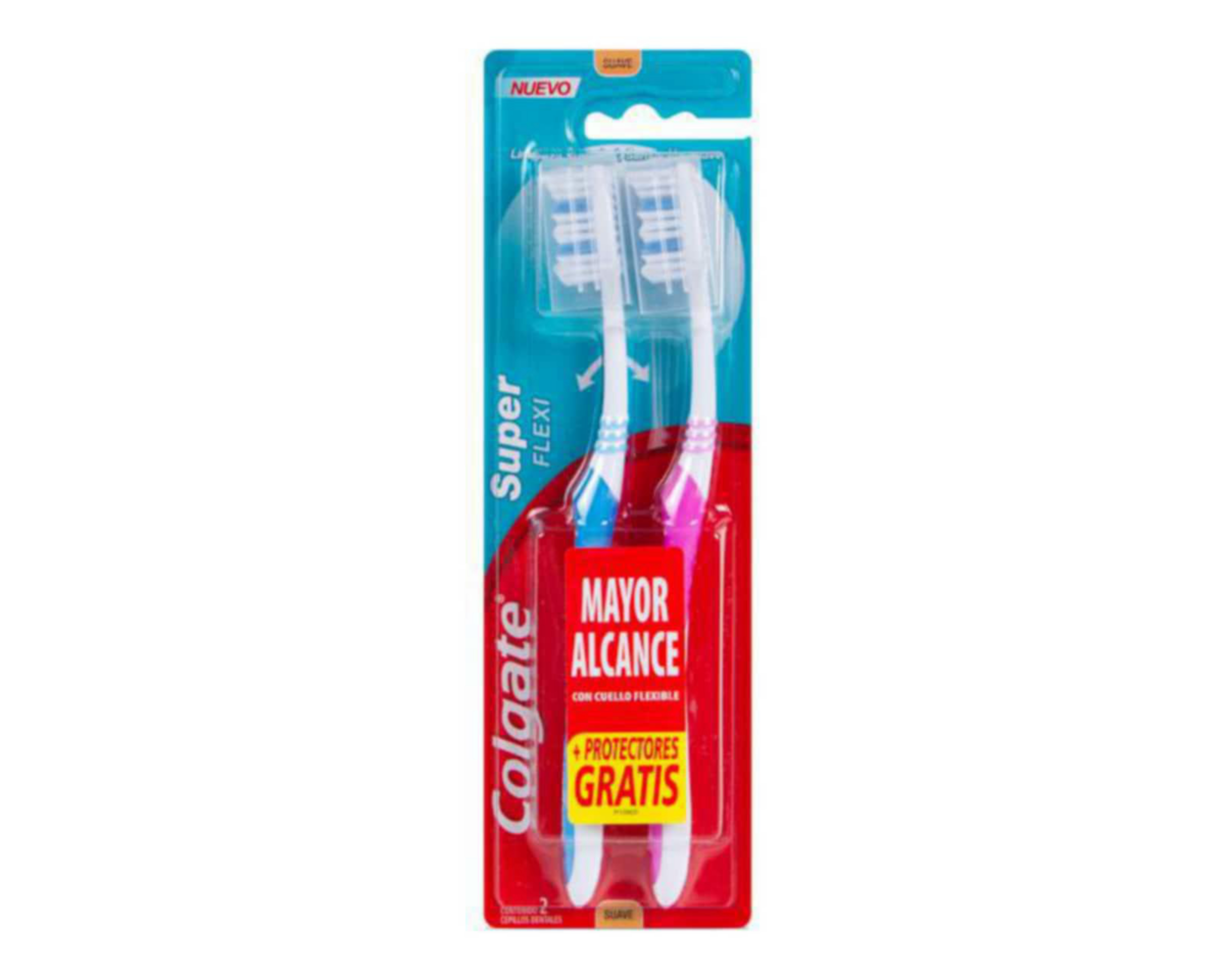 Cepillo Dental Dúo Pack Colgate Super Flexi