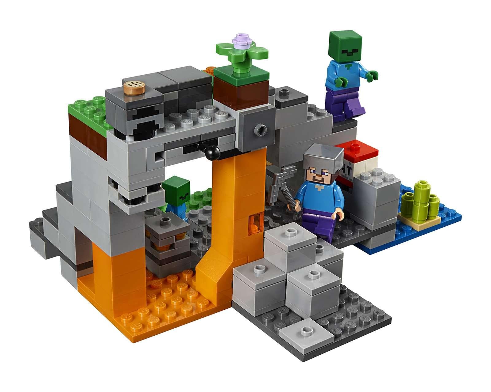 lego minecraft cueva de los zombies