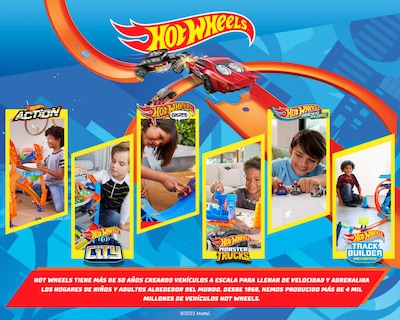 Foto 10 | Pista de Carreras Hot Wheels Torre Doble Altura