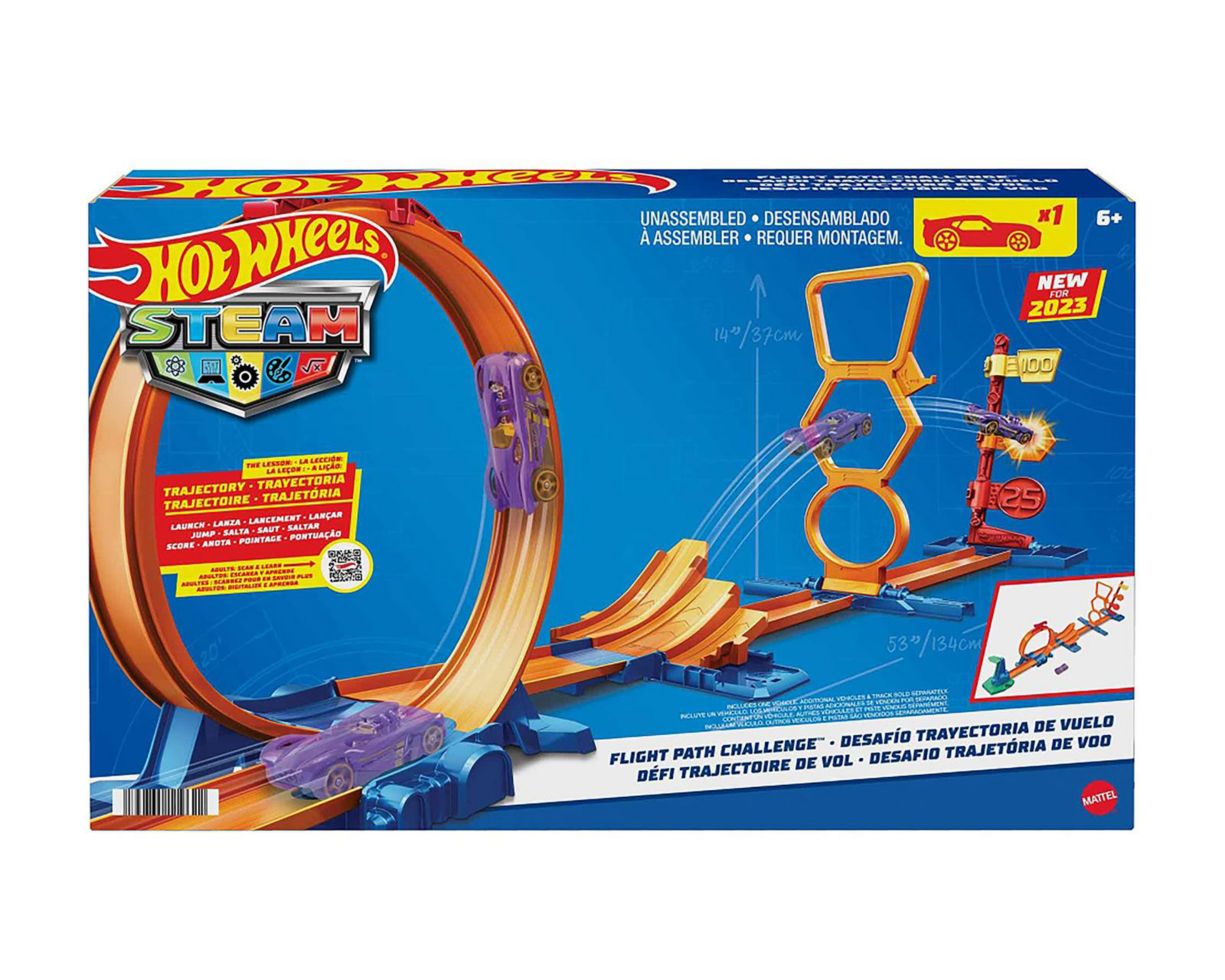 Foto 5 pulgar | Pista de Carreras Hot Wheels Desafío Trayectoria Científica