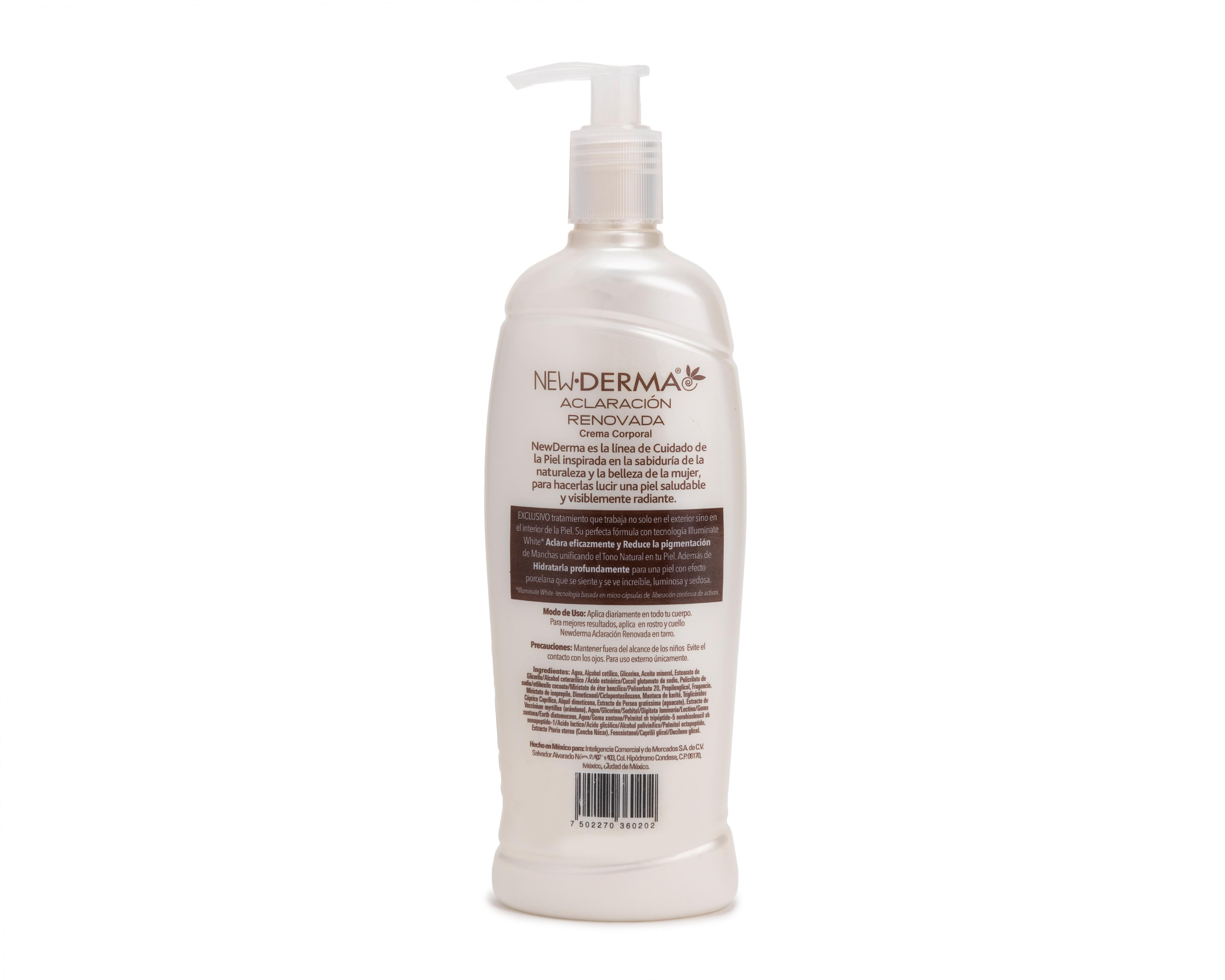 Foto 2 | Crema Corporal New Derma Concha Nácar 400 ml