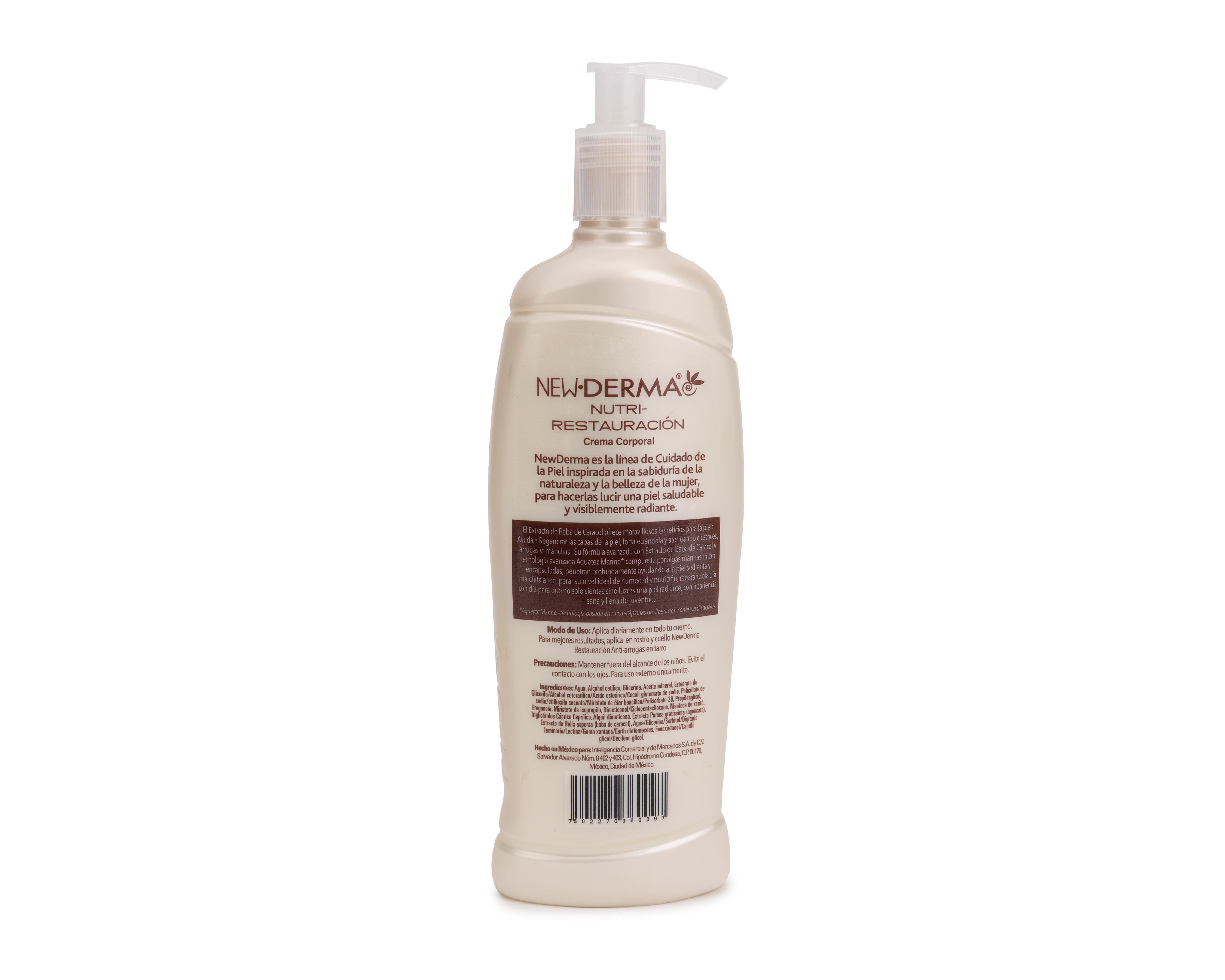 Foto 3 pulgar | Crema Corporal New Derma Baba de Caracol 400 ml