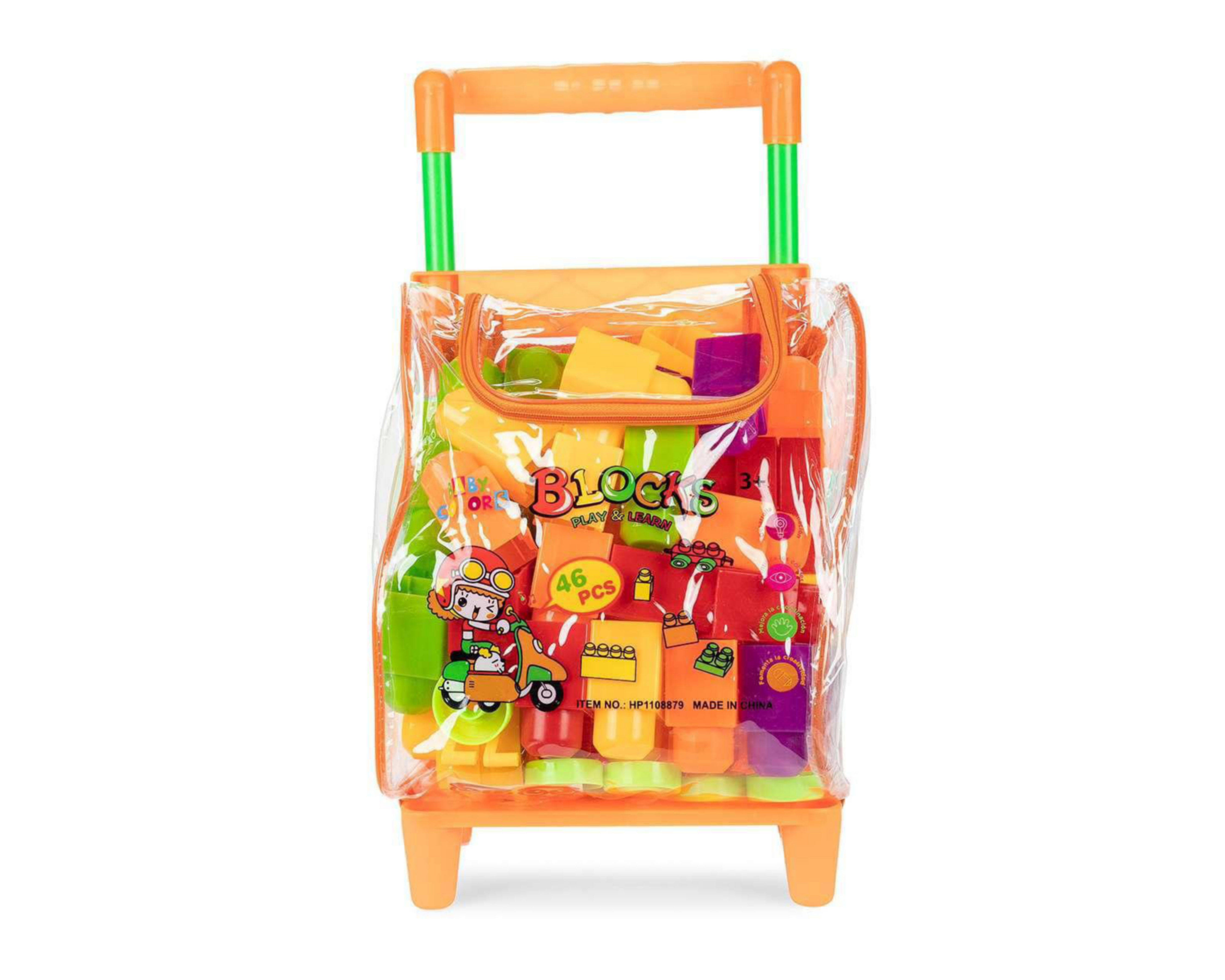 Bloques de Construcción Baby Colors 46 Piezas $259