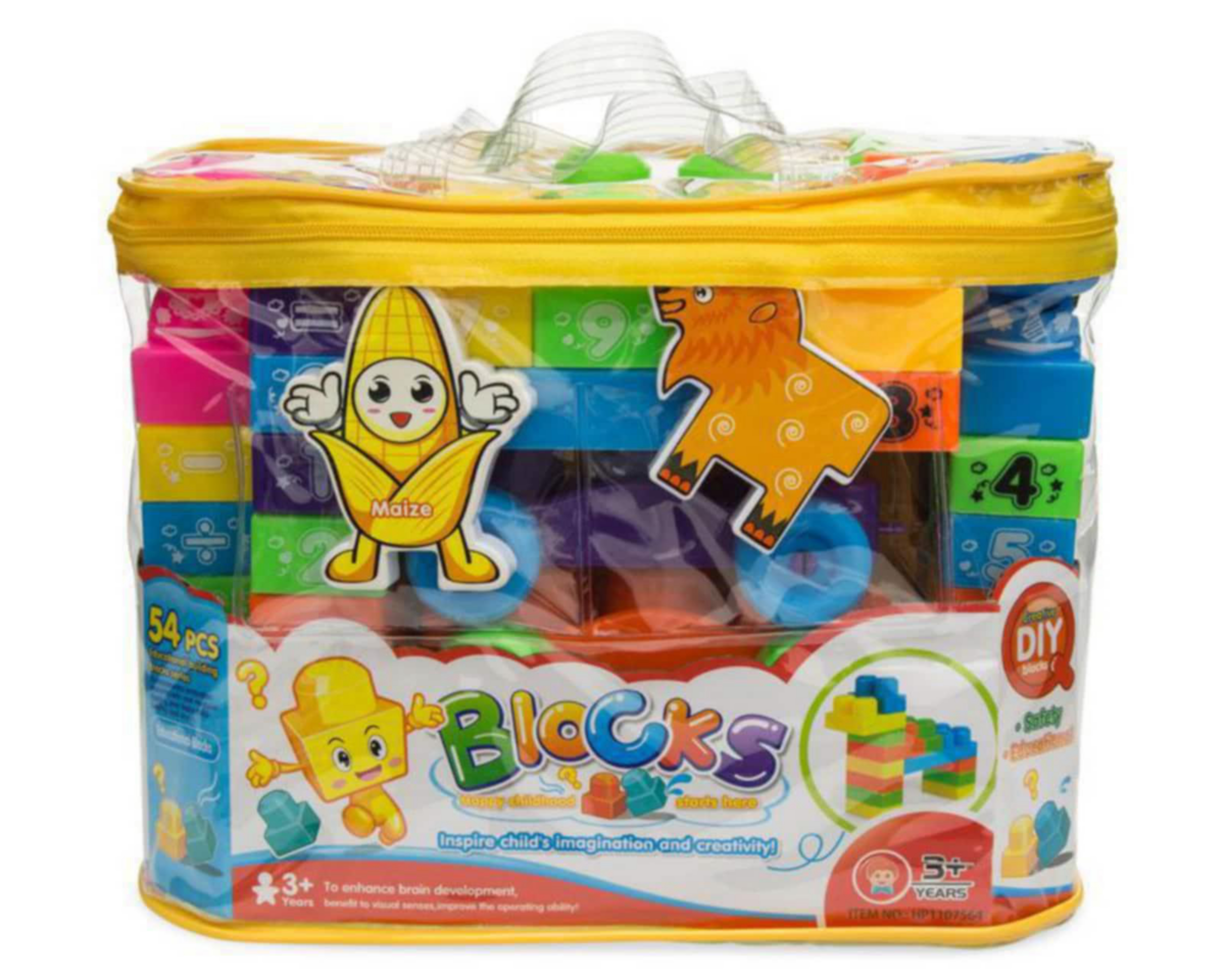 Bloques para Armar Baby Colors 56 Piezas $229
