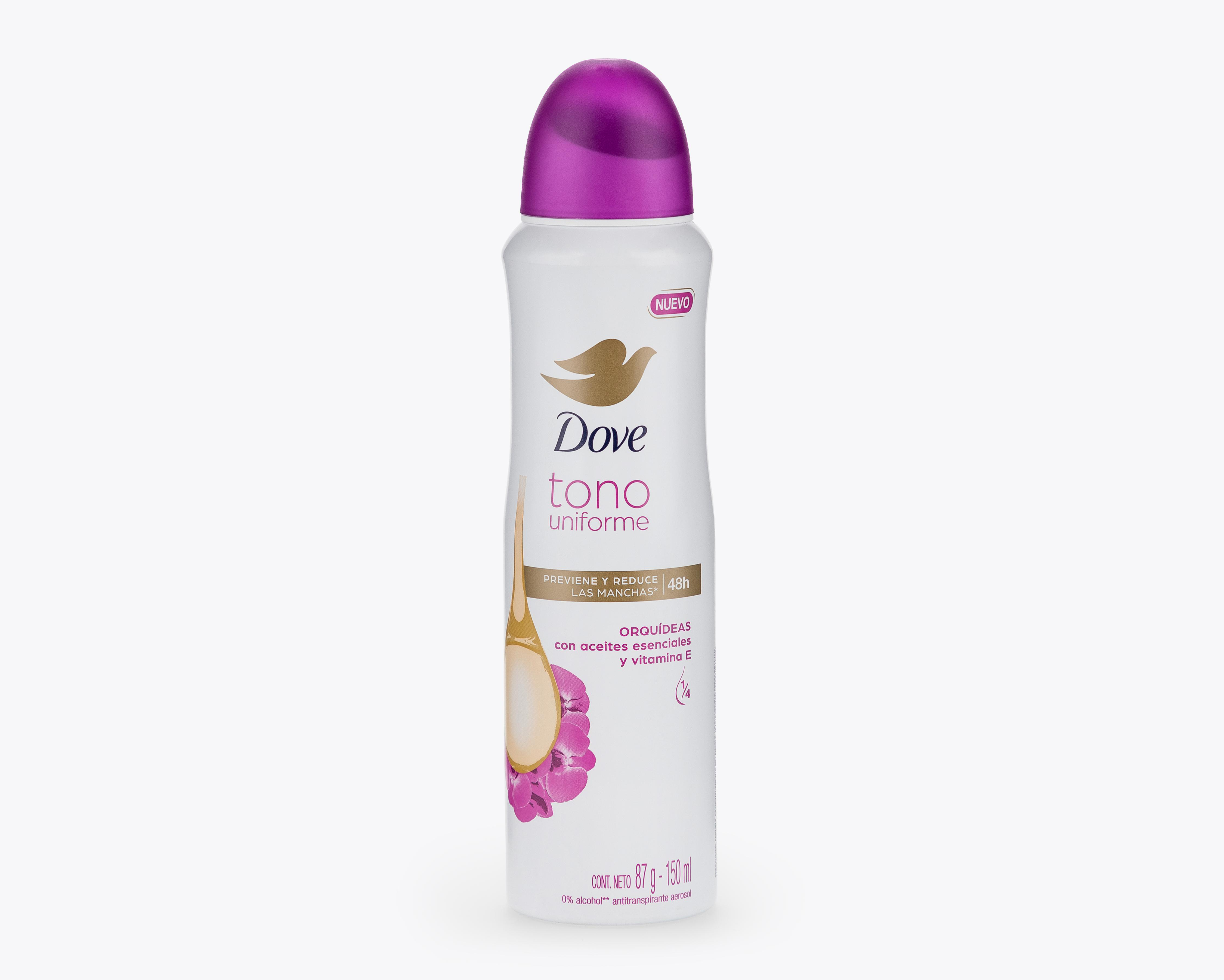 Foto 2 pulgar | Desodorante Dove en Aerosol Tono Uniforme 150 ml