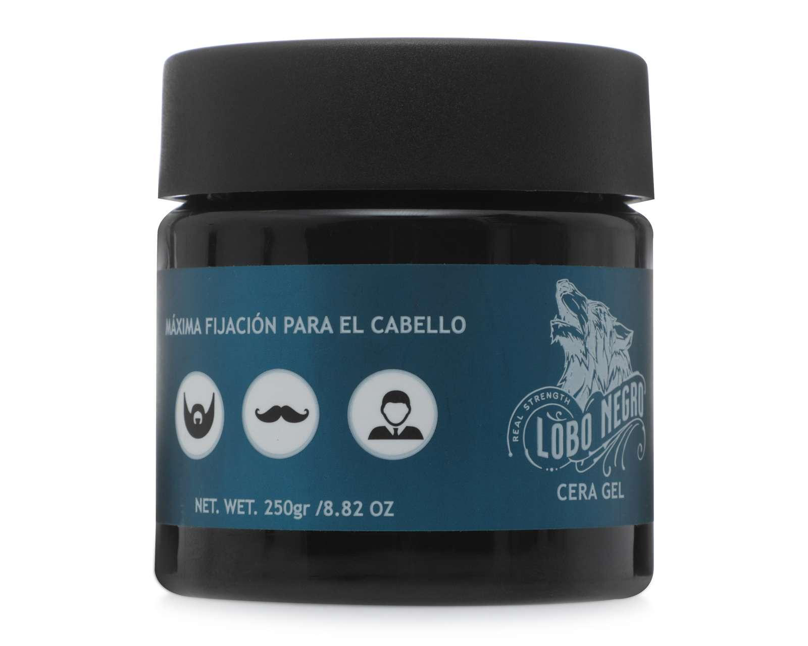 Foto 2 pulgar | Cera para Cabello Lobo Negro Máxima Fijación 250 g