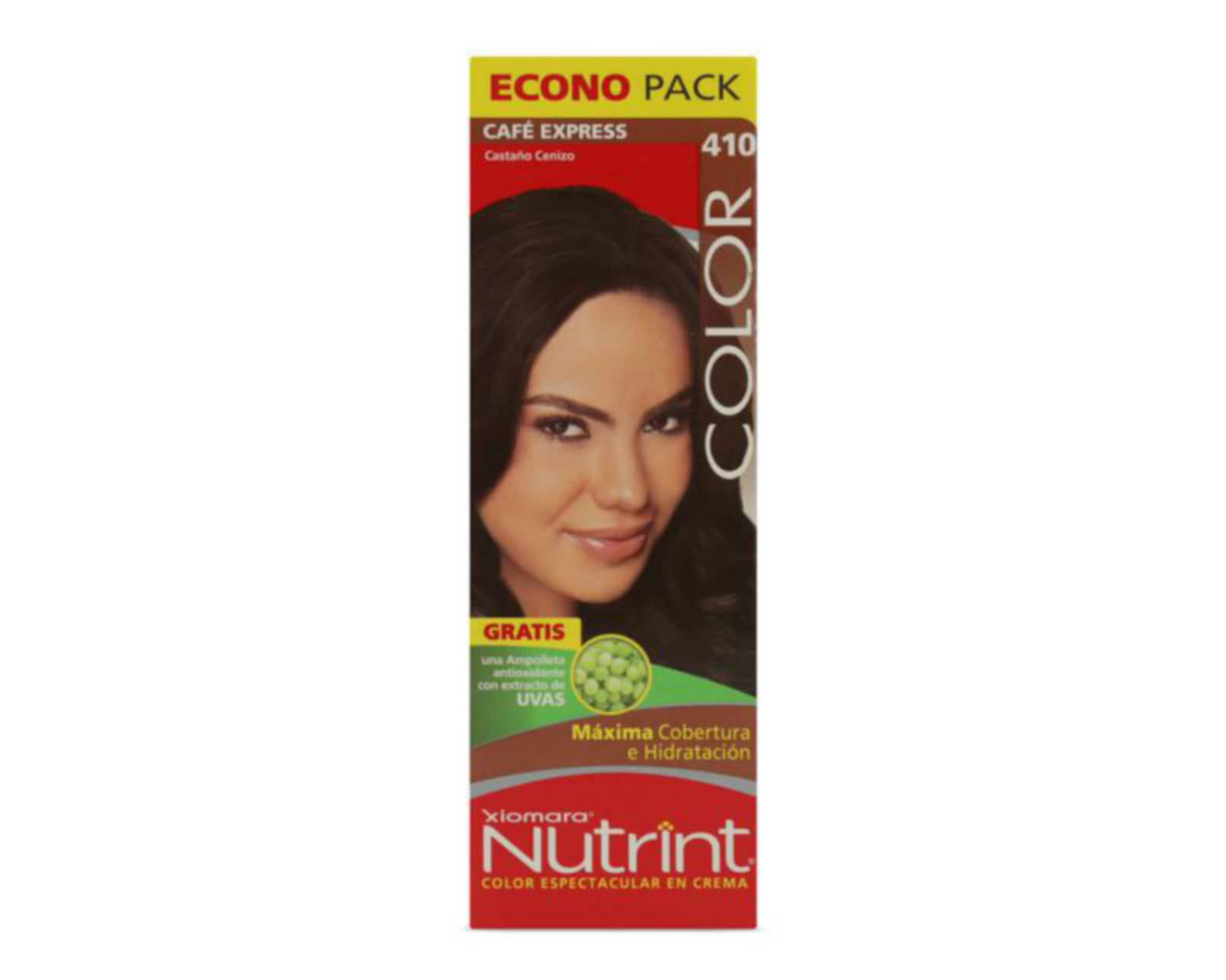 Tinte para Cabello Xiomara Nutrint 410 Café Express