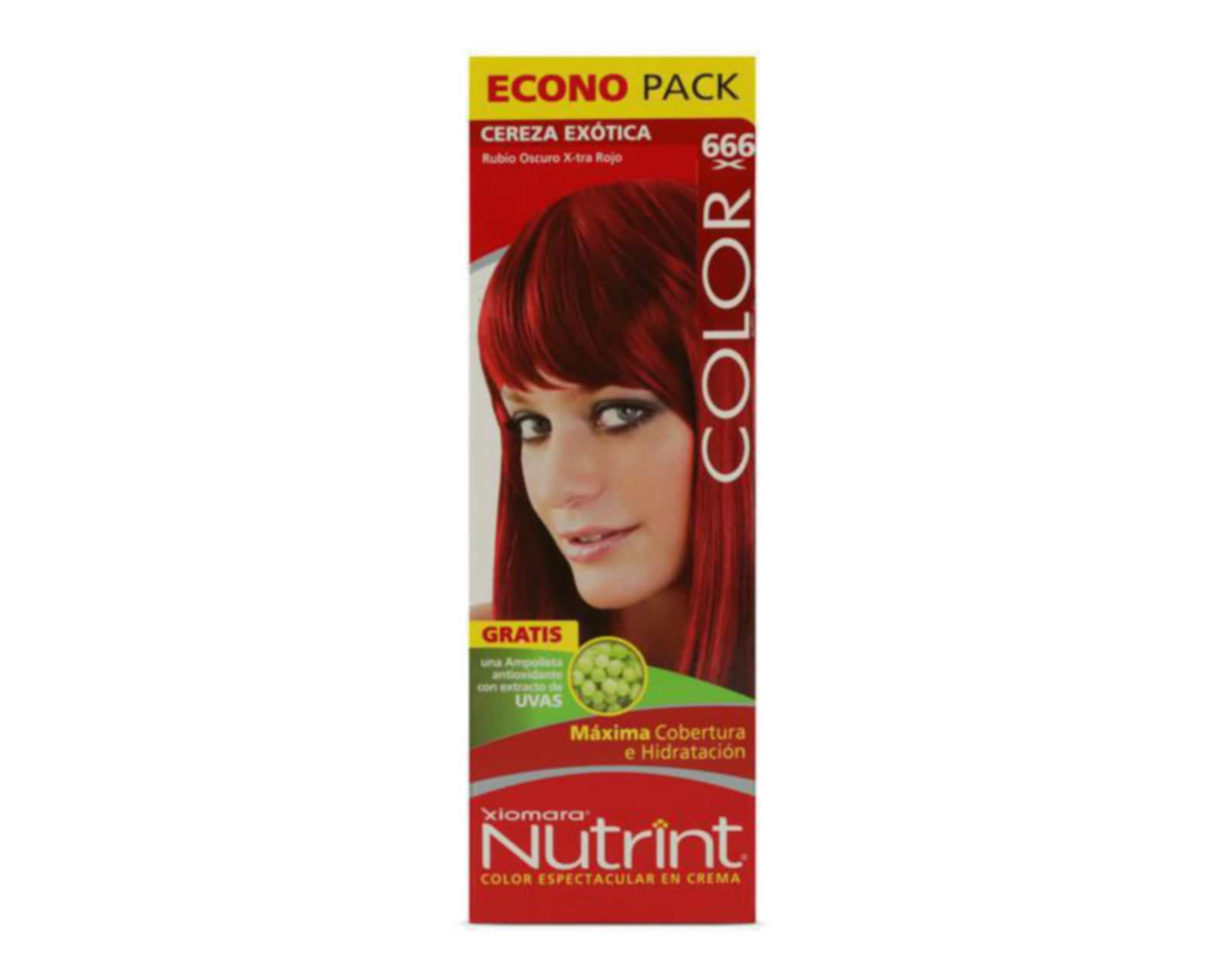 Tinte para Cabello Xiomara Nutrint 666 Cereza Exótica