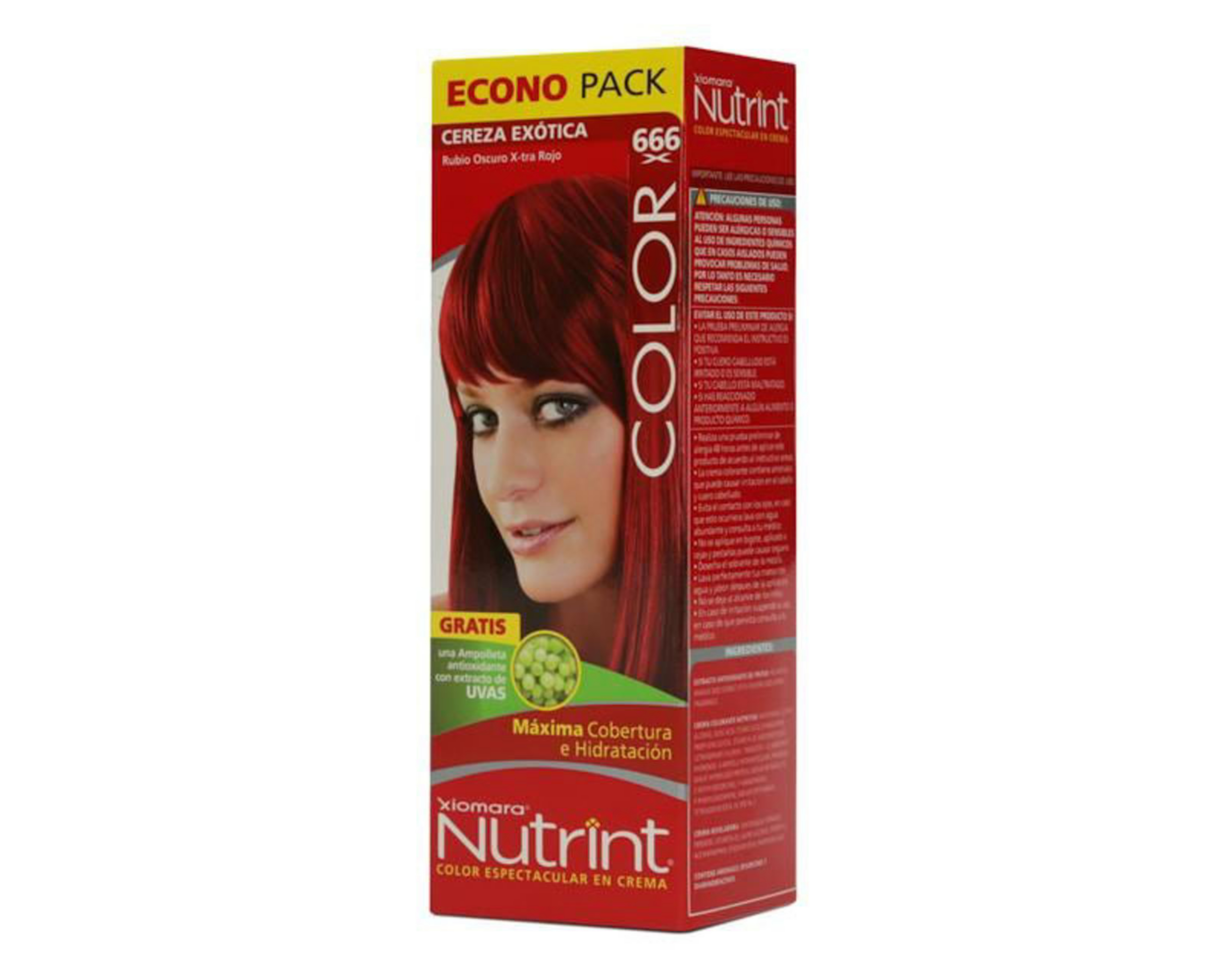 Foto 2 | Tinte para Cabello Xiomara Nutrint 666 Cereza Exótica