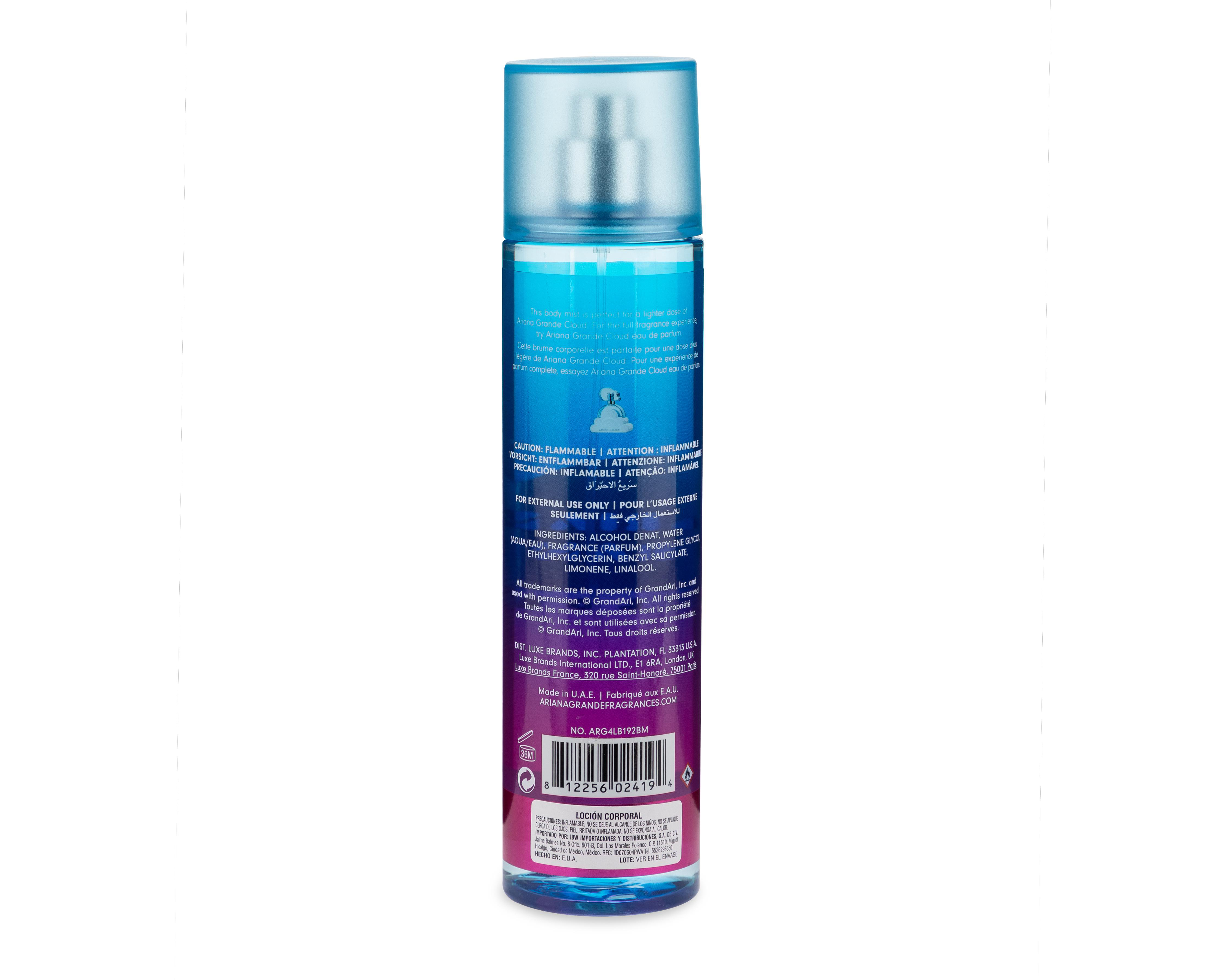 Foto 3 pulgar | Body Mist Ariana Grande Cloud 236 ml