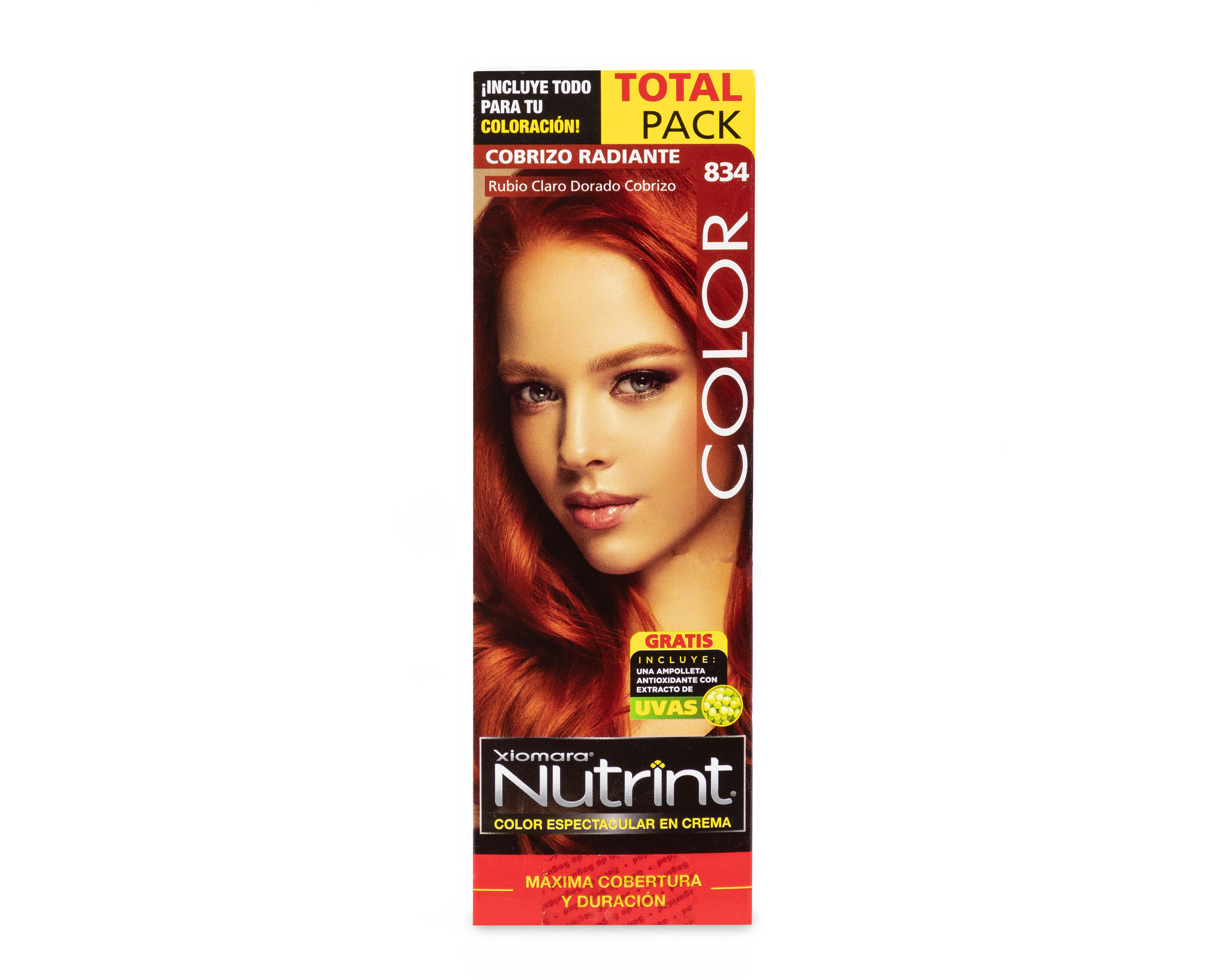 Tinte para Cabello Xiomara Nutrint 834 Cobrizo Radiante