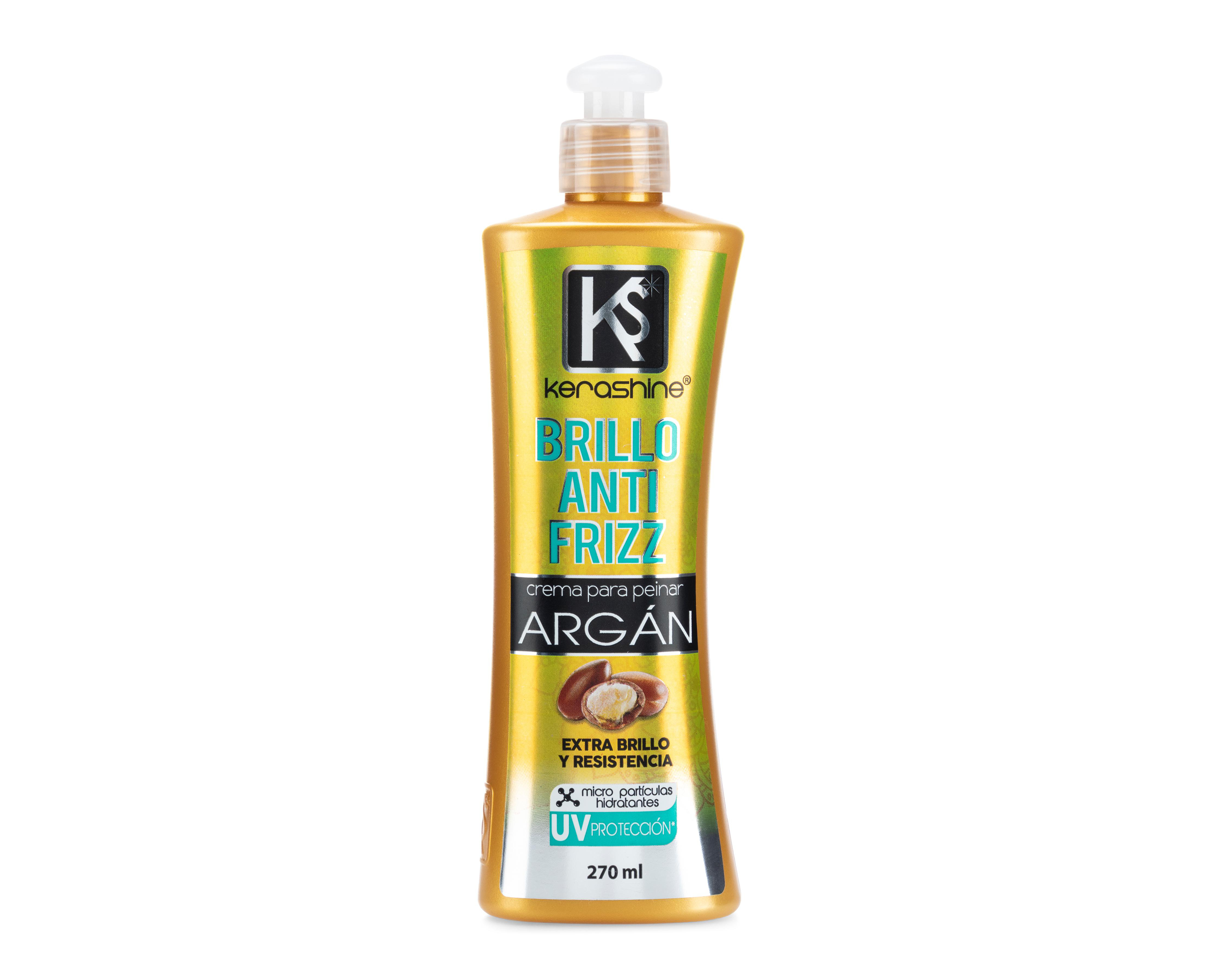 Foto 2 pulgar | Crema para Peinar Kerashine Brillo Antifrizz 270 ml