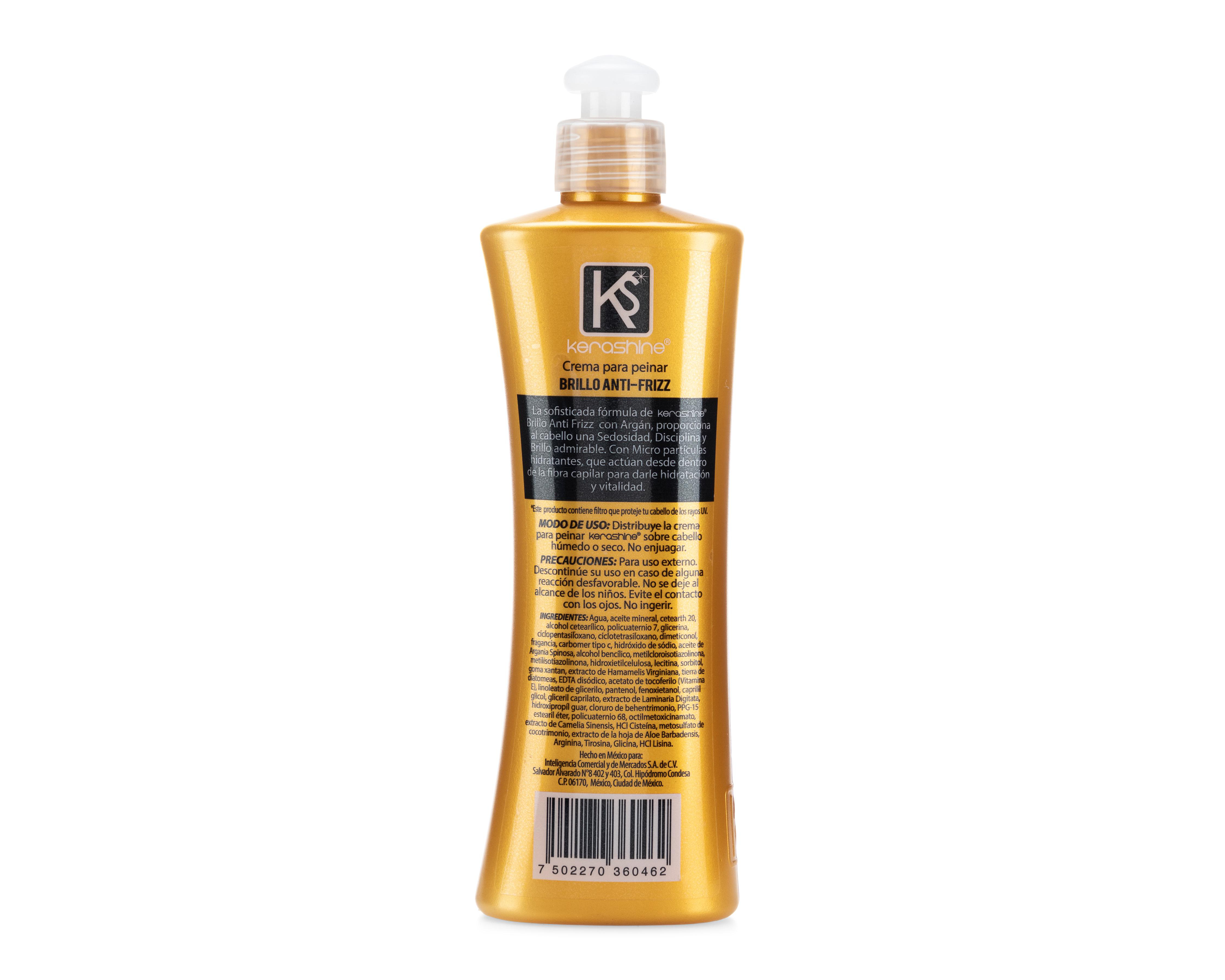 Foto 3 pulgar | Crema para Peinar Kerashine Brillo Antifrizz 270 ml