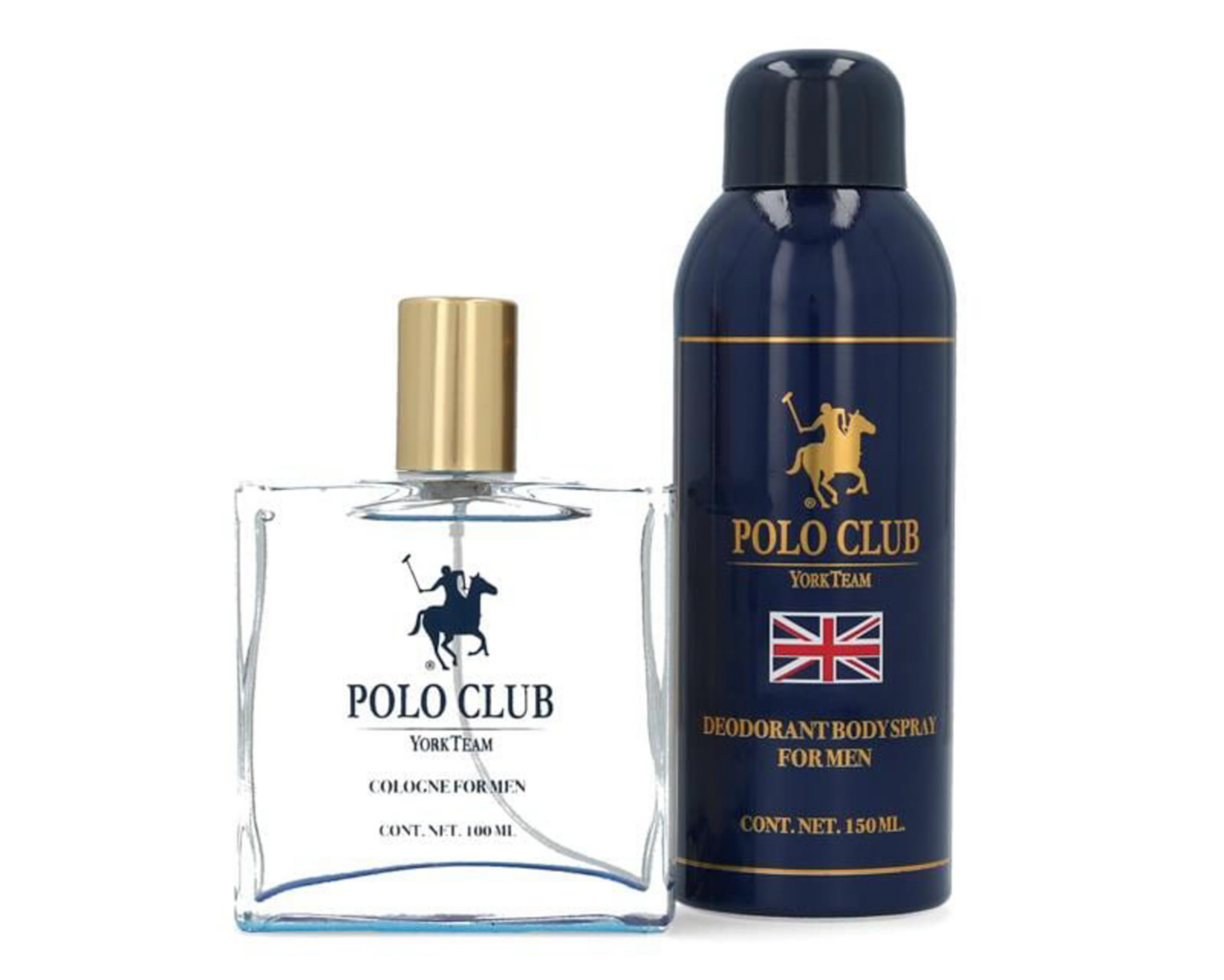 Foto 3 pulgar | Estuche para Hombre York Team Polo Club Blue 2 Piezas