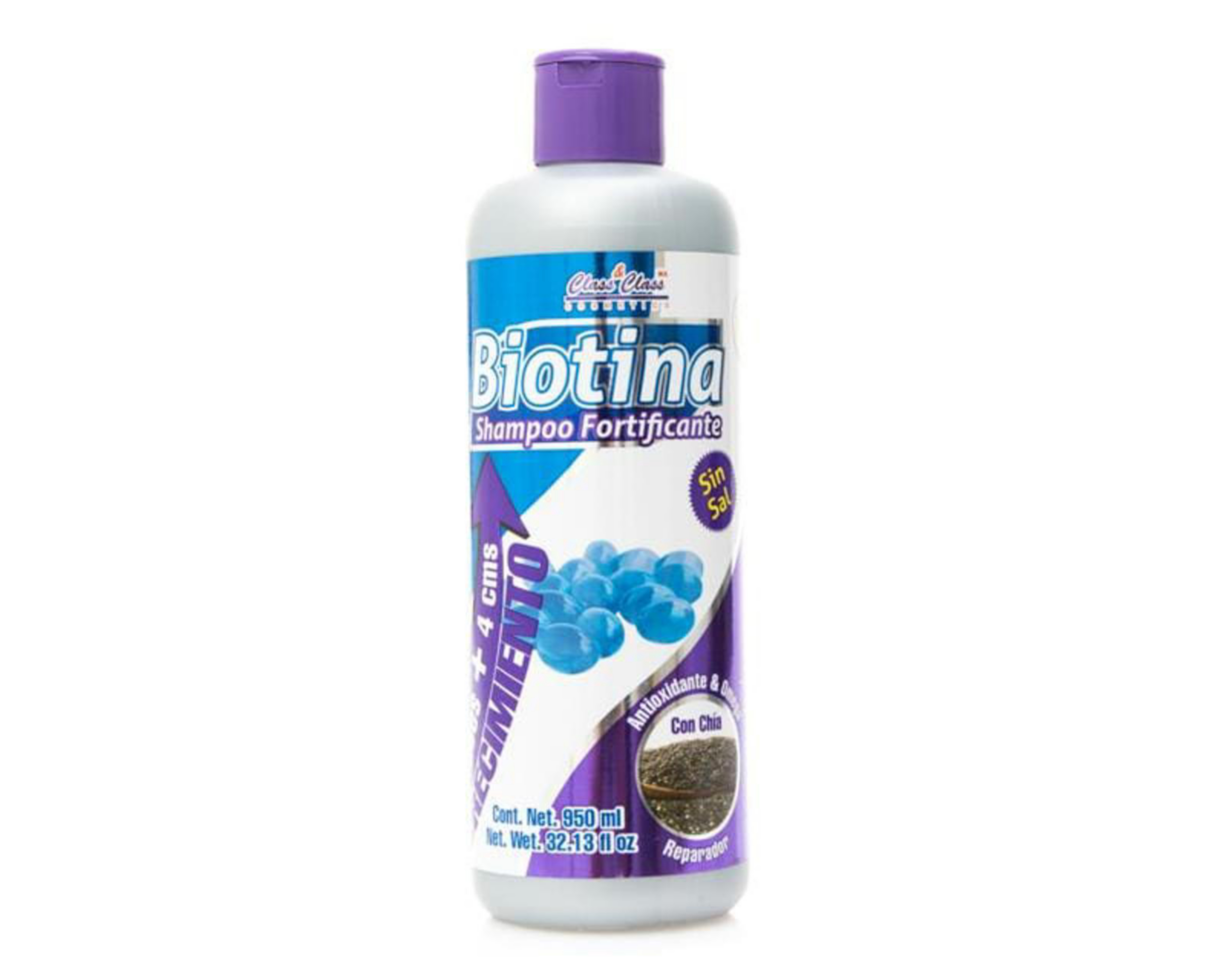 Foto 2 pulgar | Shampoo Class & Class Biotina 950 ml