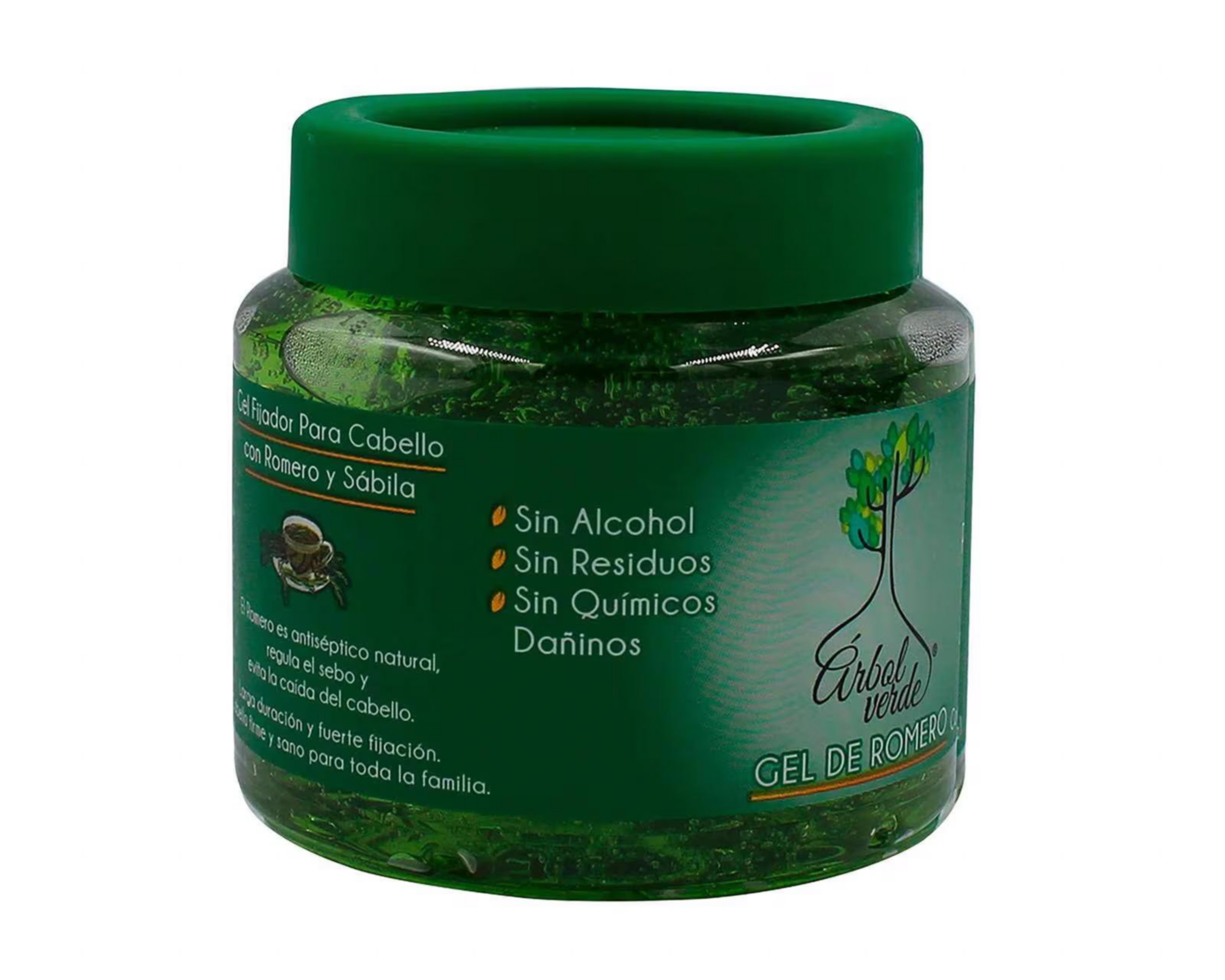 Foto 4 pulgar | Gel para Cabello Ábol Verde con Romero 250 g