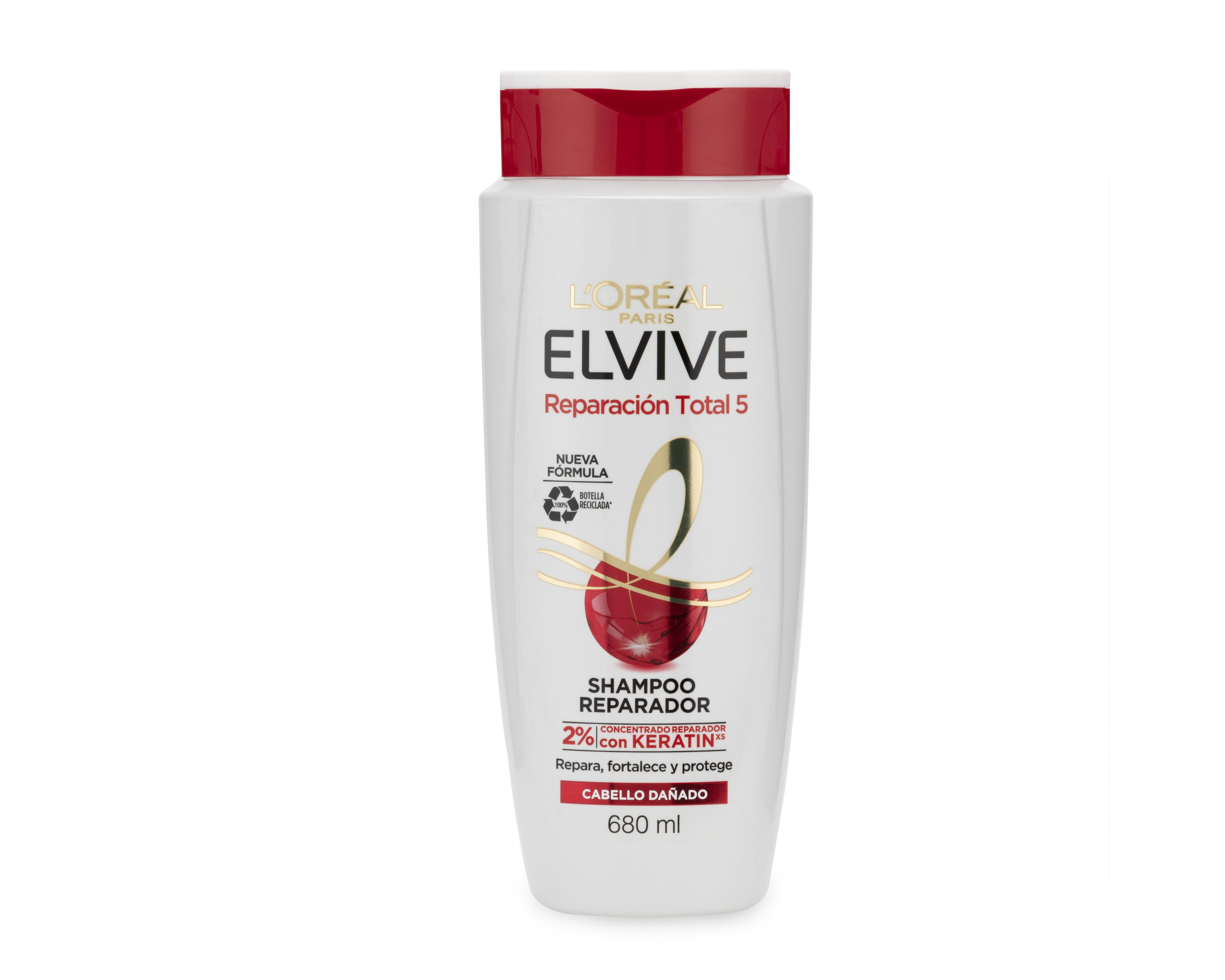 Shampoo Elvive L'Oréal Reparación Total 5 680 ml