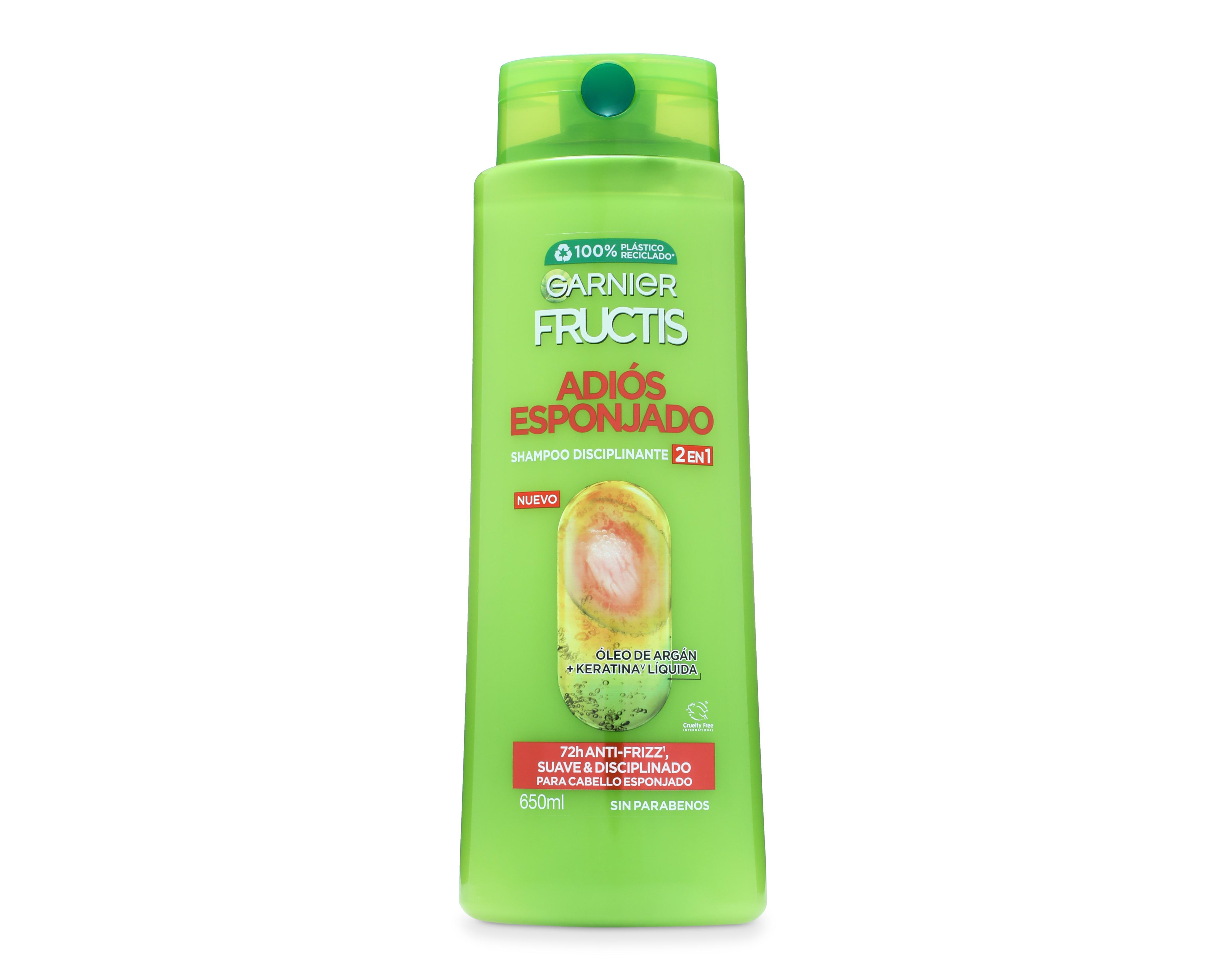 Foto 2 pulgar | Shampoo Garnier Fructis Adiós Esponjado 650 ml