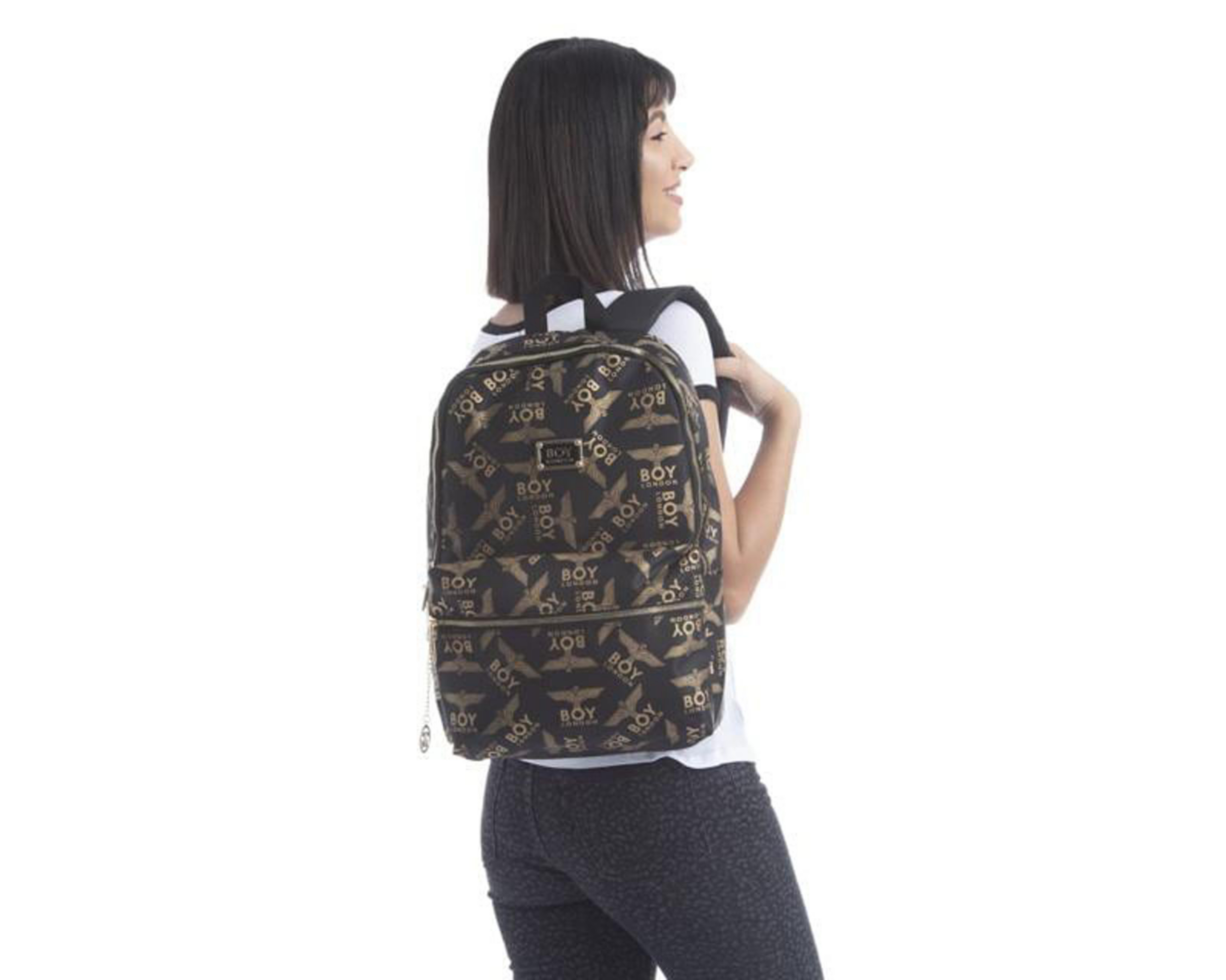 Foto 6 | Mochila Boy London Negra
