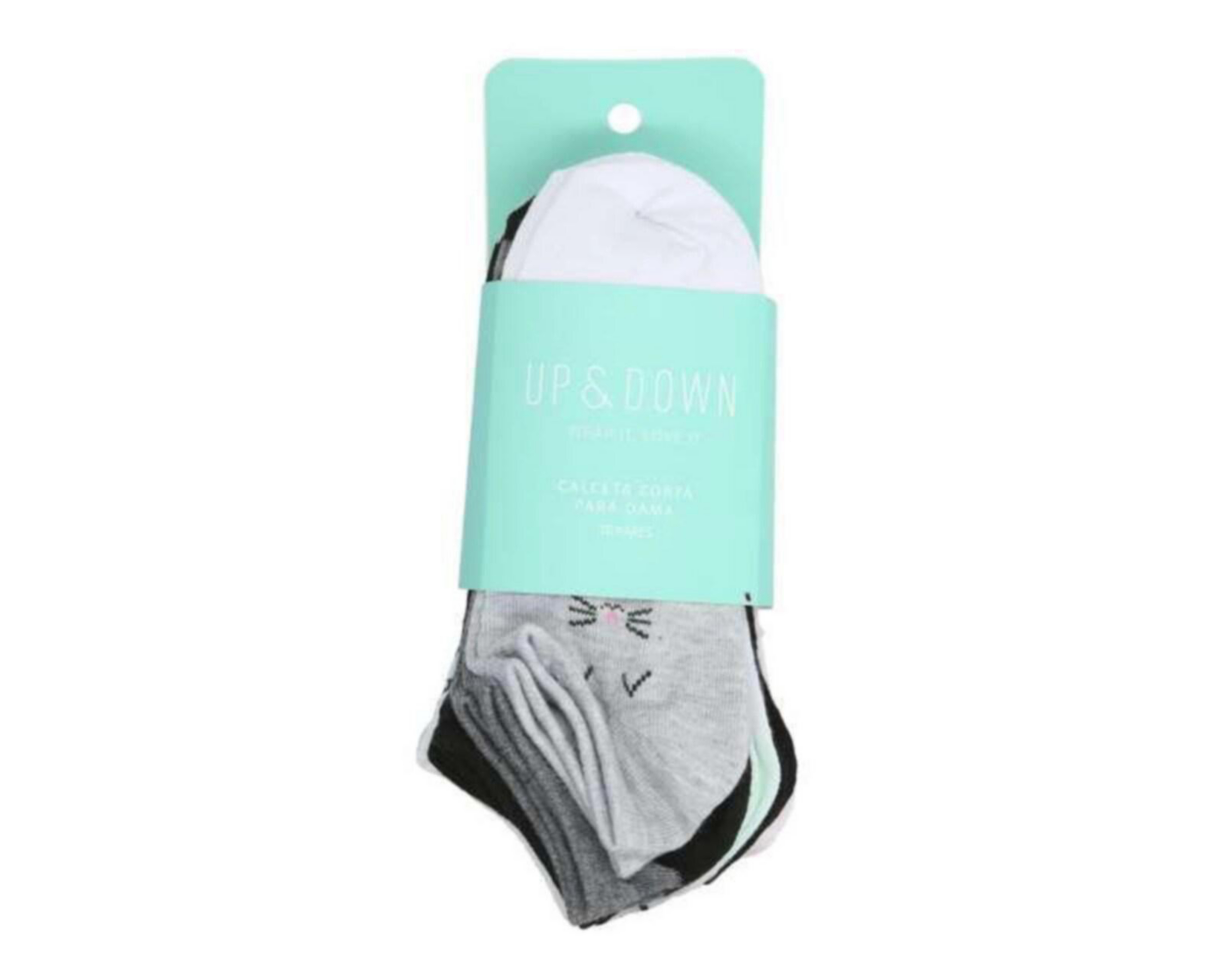 Foto 4 pulgar | Calcetas Tines Up & Down para Mujer 10 Pares