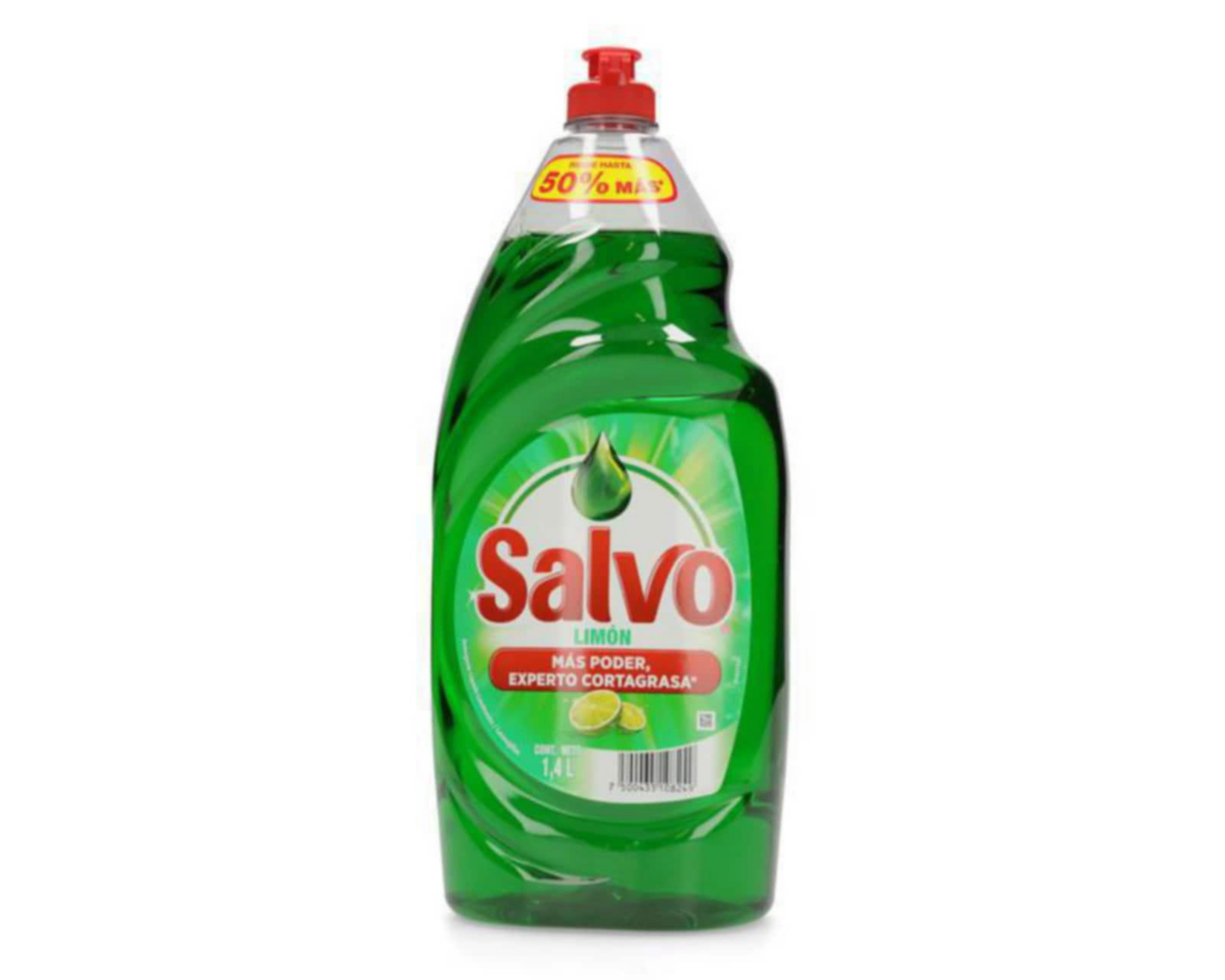 Detergente Líquido Salvo Limón de 1.4 L $79