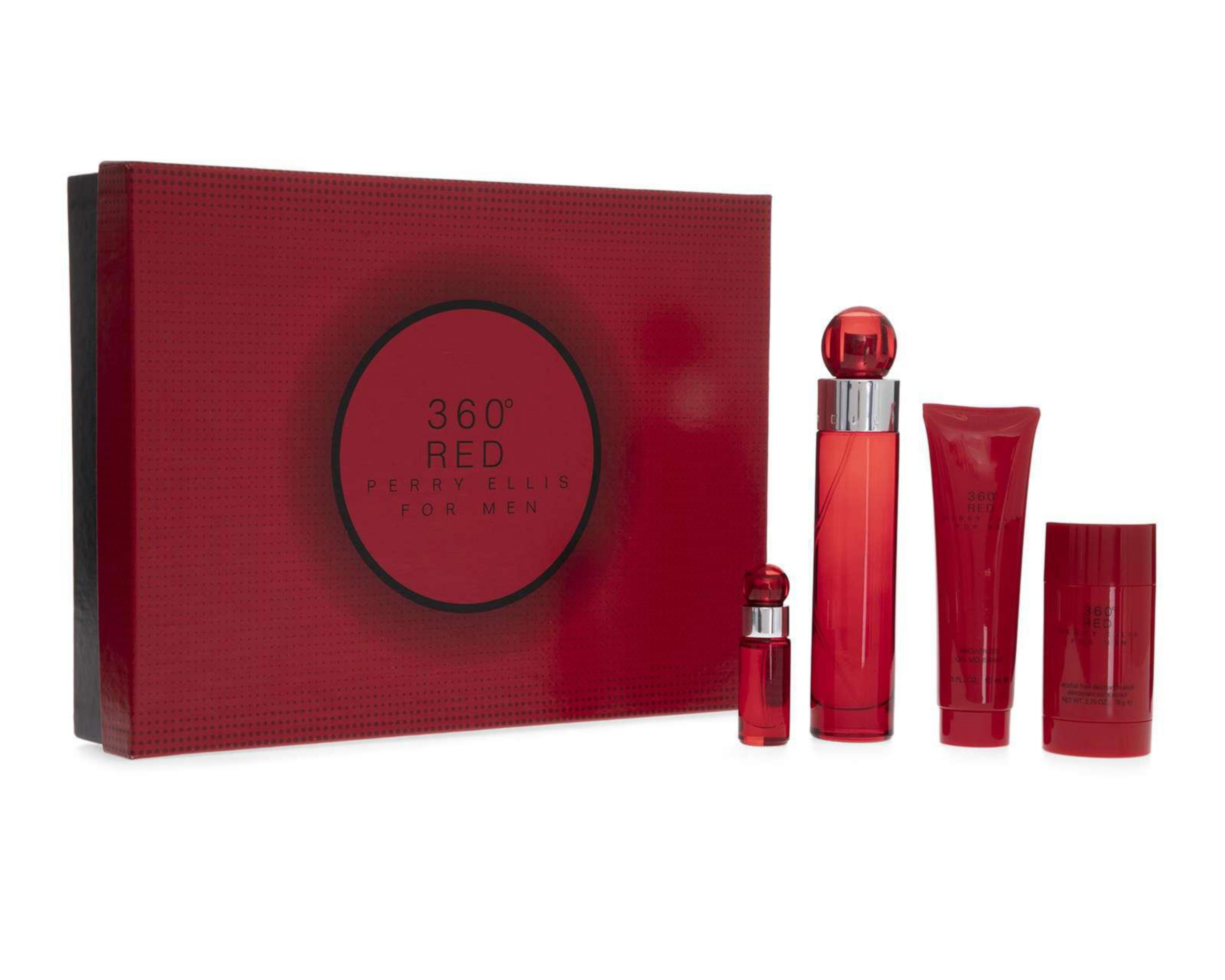 Estuche para Hombre Perry Ellis 360° Red 4 Piezas