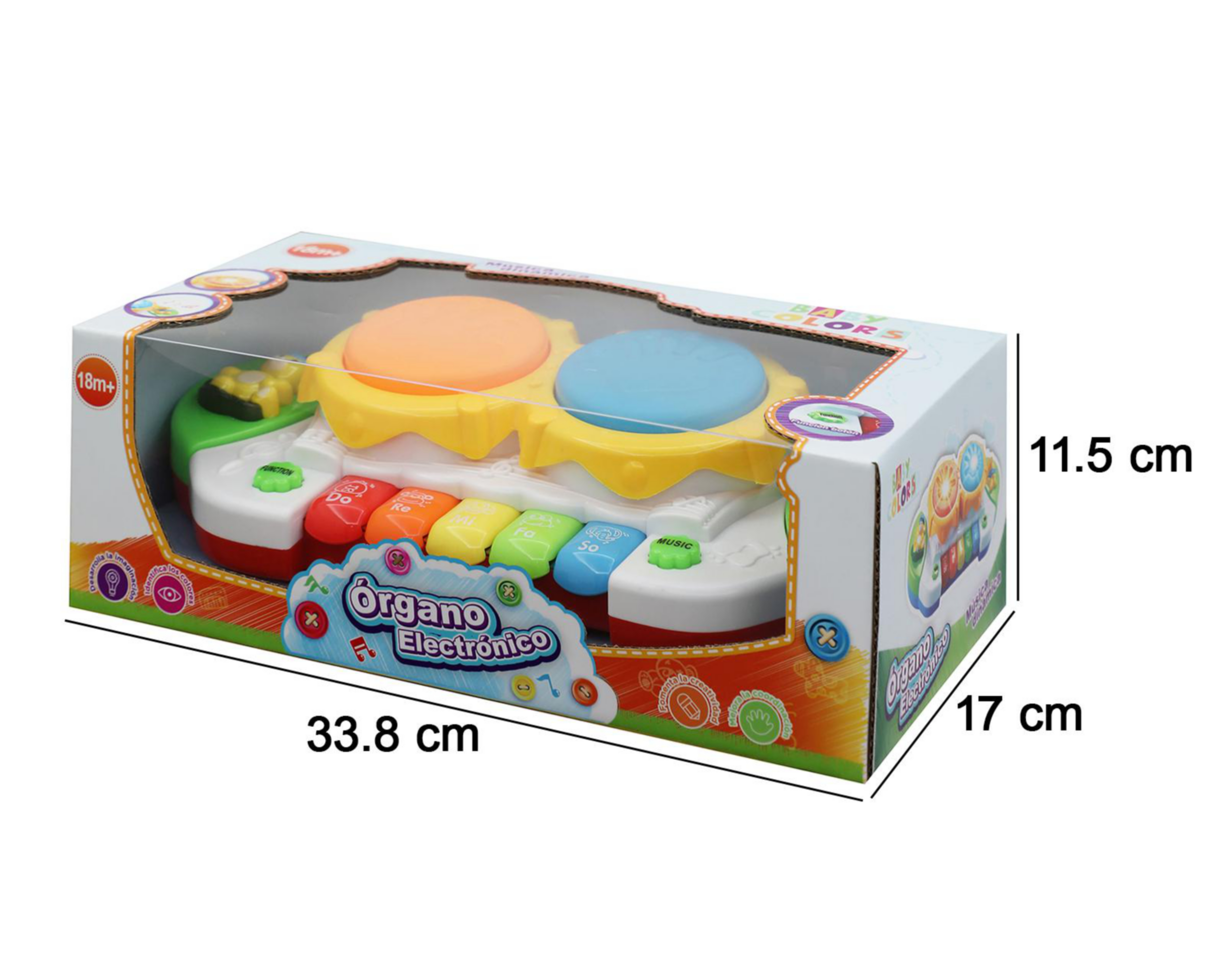 Foto 9 pulgar | Piano Baby Colors Multifuncional