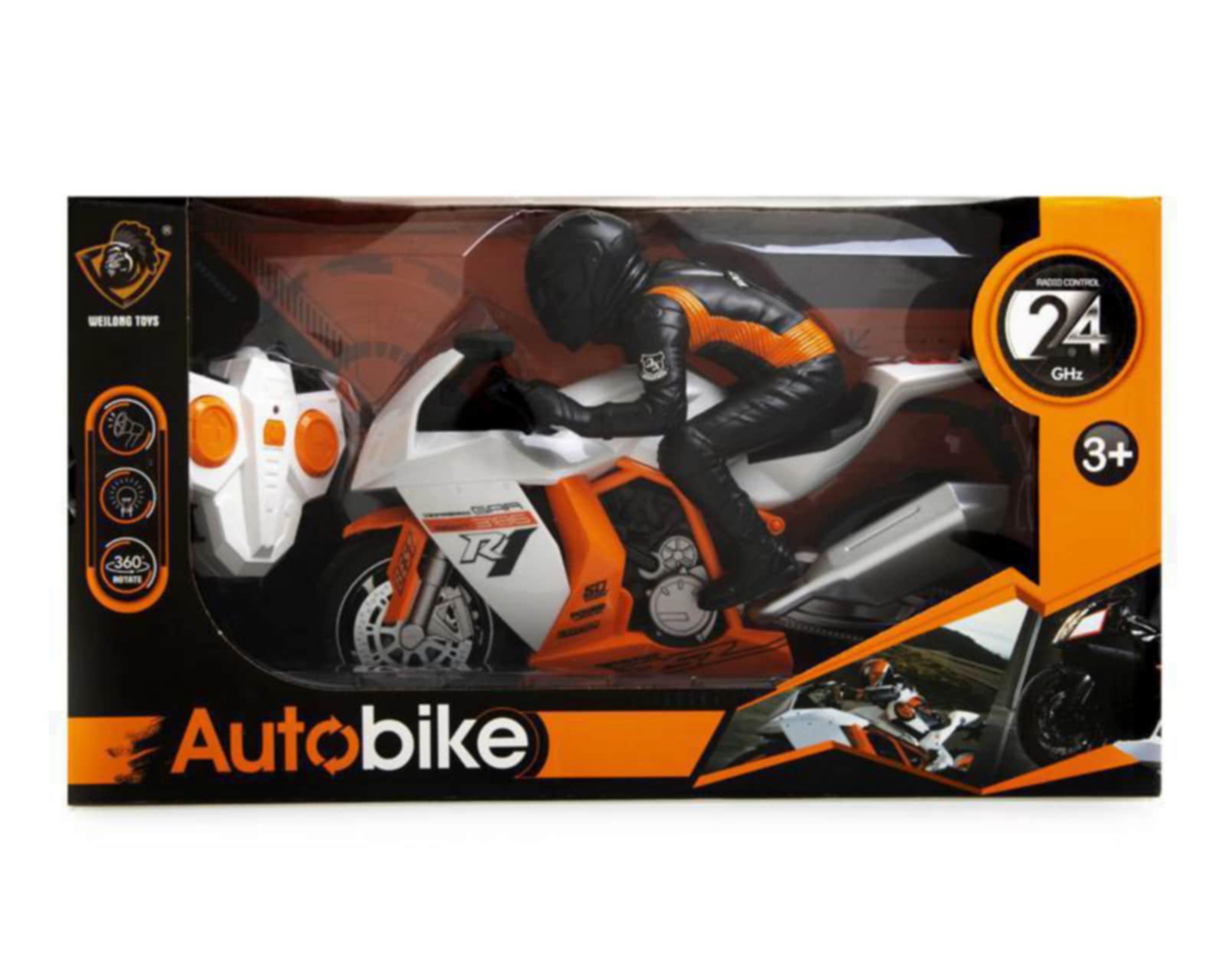 Motocicleta de Control Weilong Toys