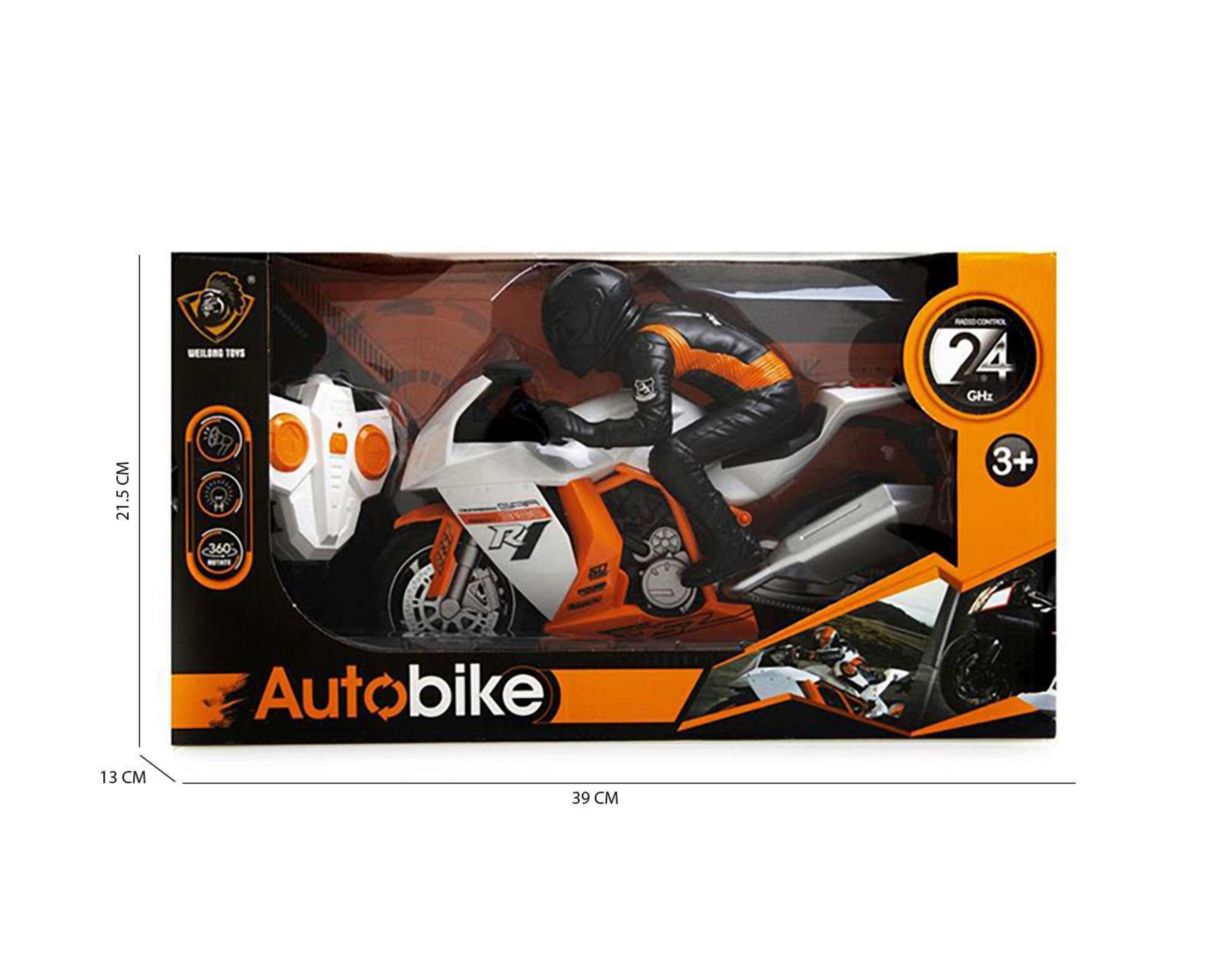 Foto 4 pulgar | Motocicleta de Control Weilong Toys