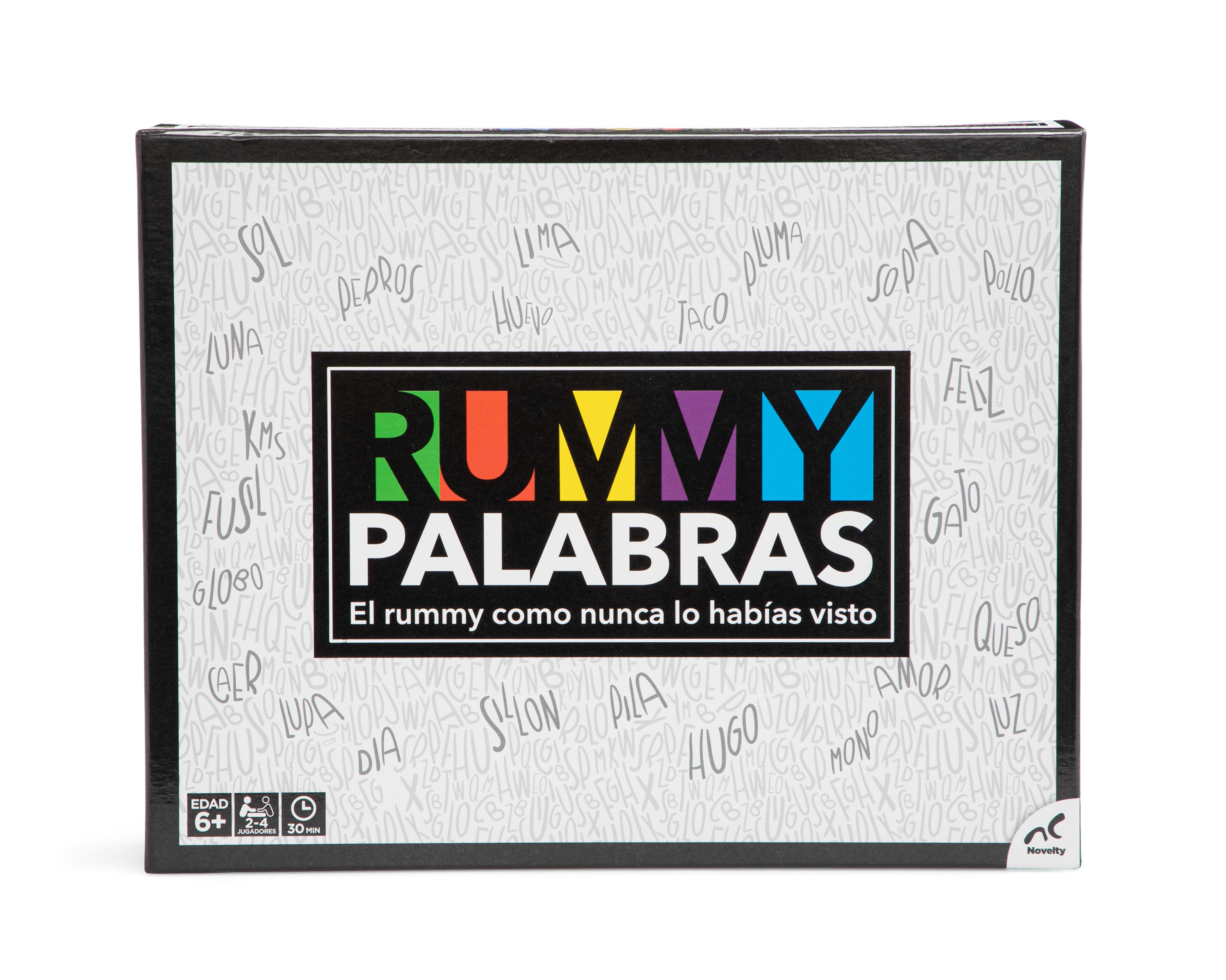 Foto 2 pulgar | Juego de Mesa Rummy Palabras Novelty