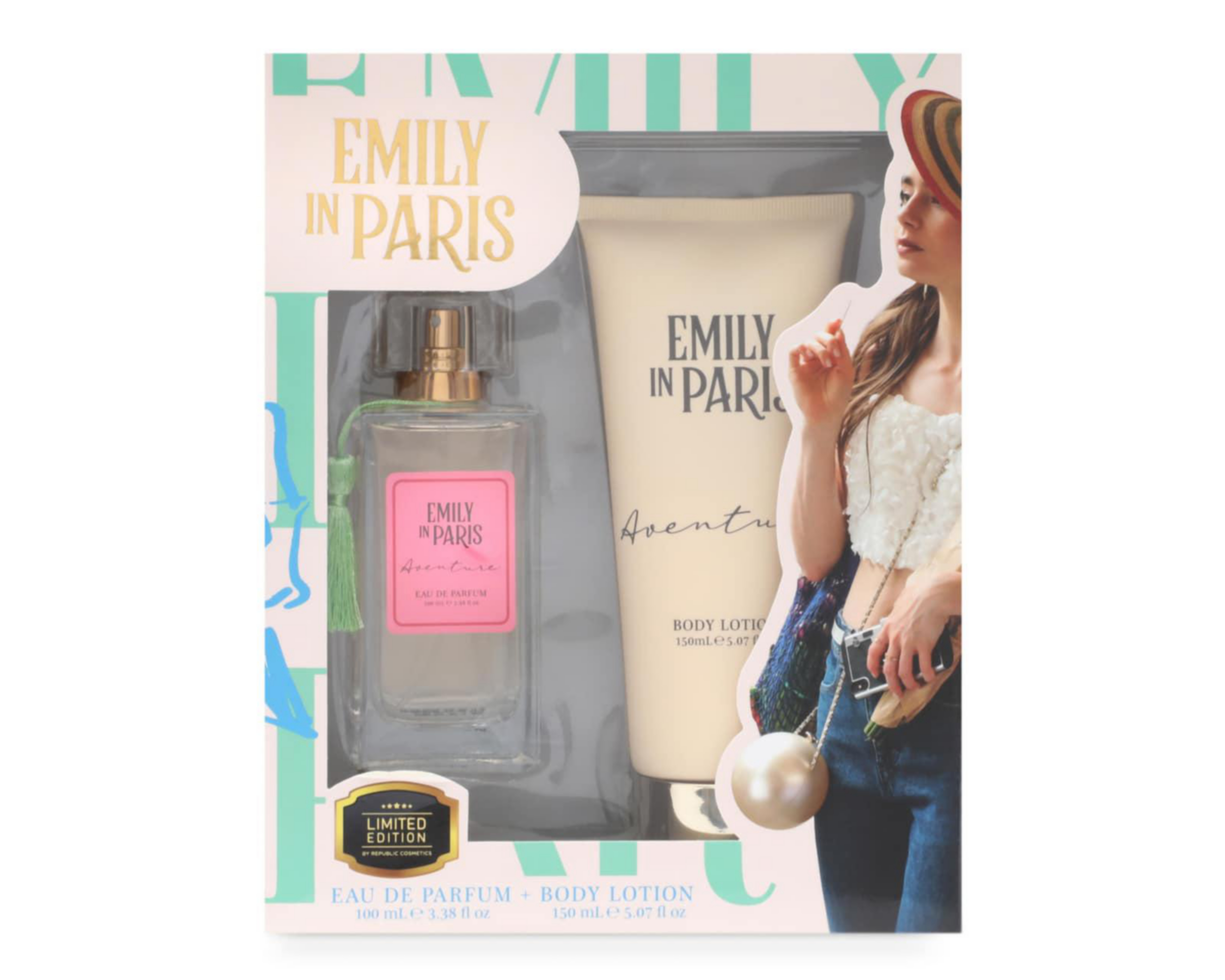 Estuche para Mujer Republic Cosmetics Emily in Paris Aventure 2 Piezas