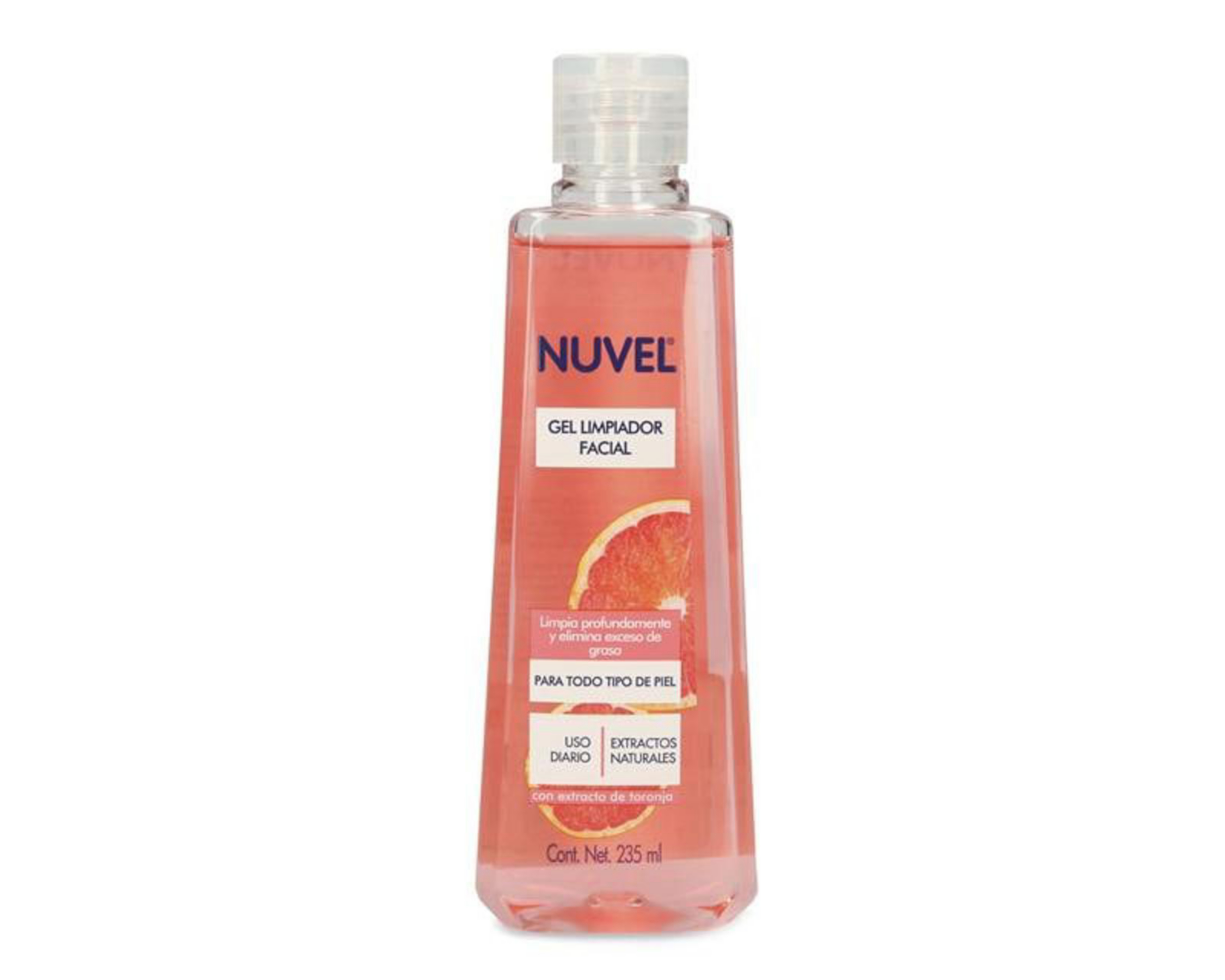 Foto 2 pulgar | Gel Limpiador Facial Nuvel 235 ml