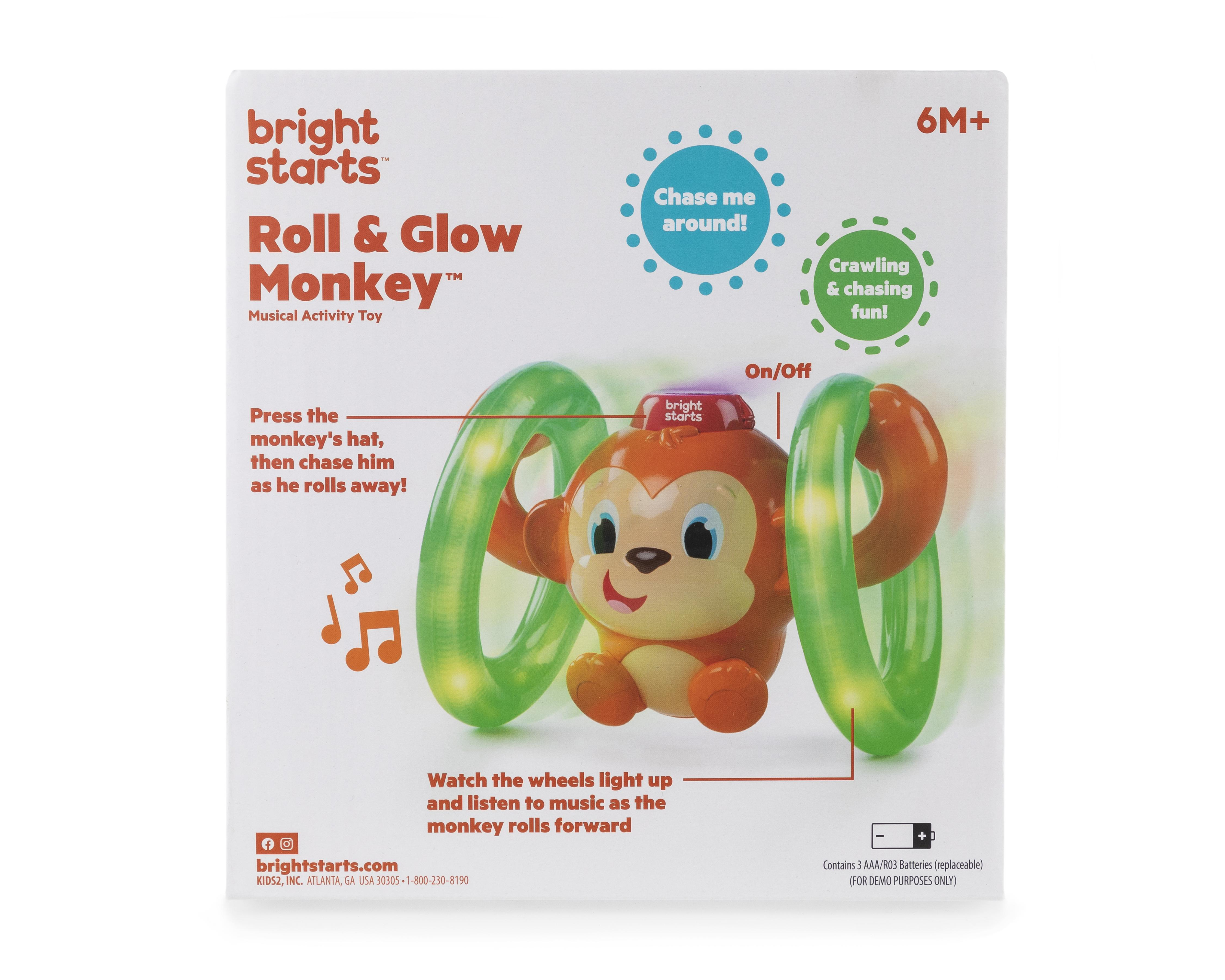 Foto 2 | Roll & Glow Monkey Bright Starts