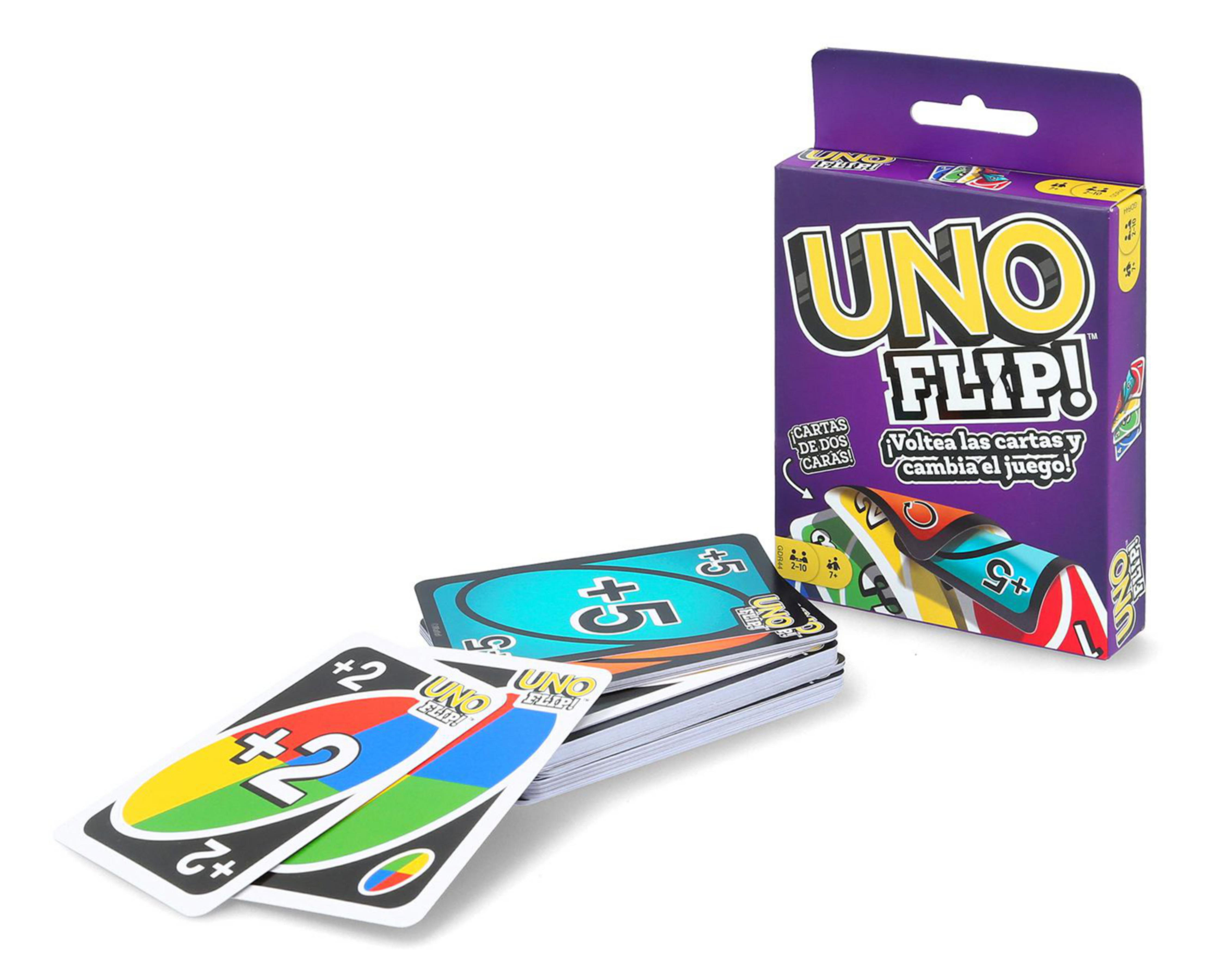 Foto 4 pulgar | Juego de Mesa UNO FLIP