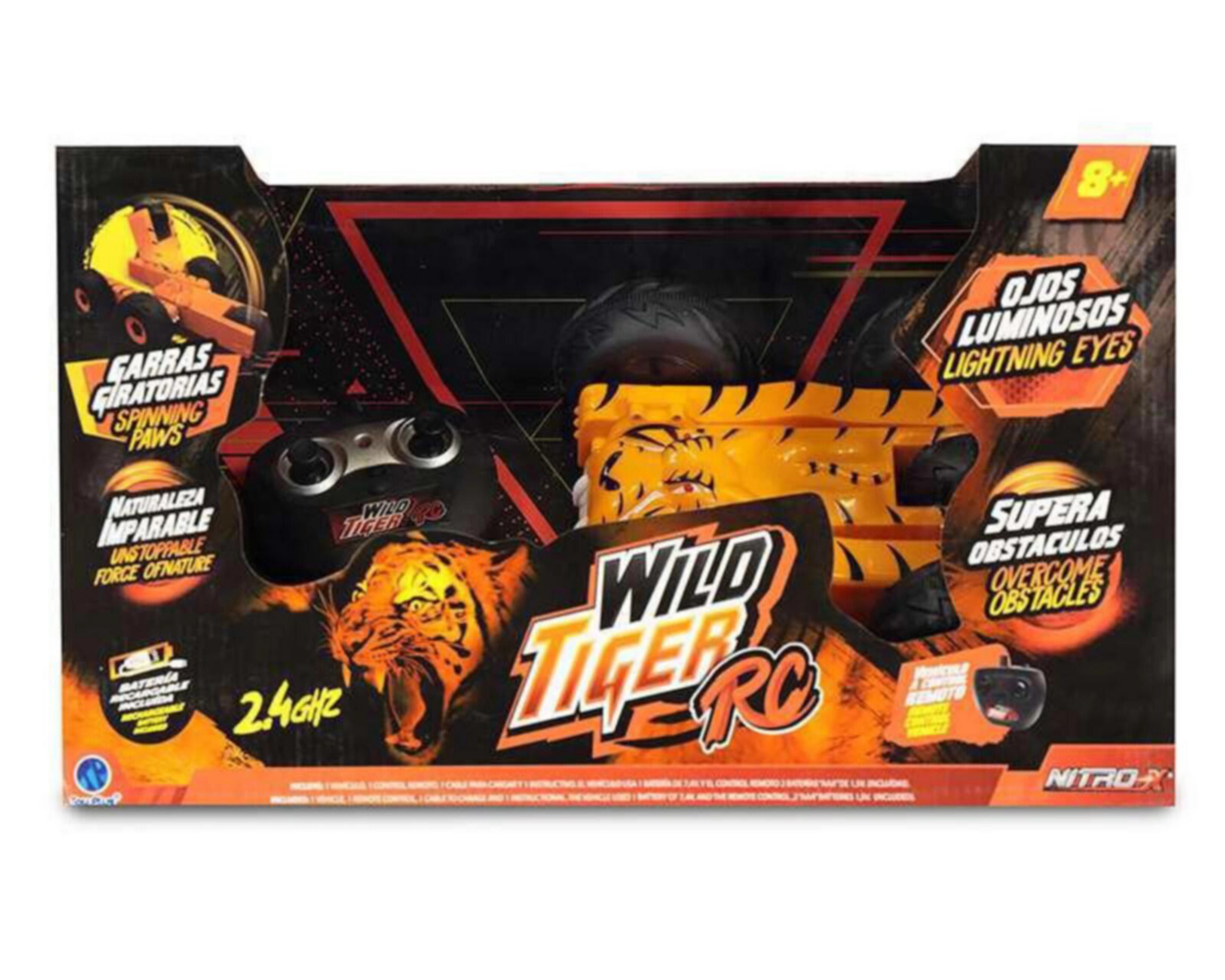 Vehiculo De Radio Control Wild Tiger Coppel