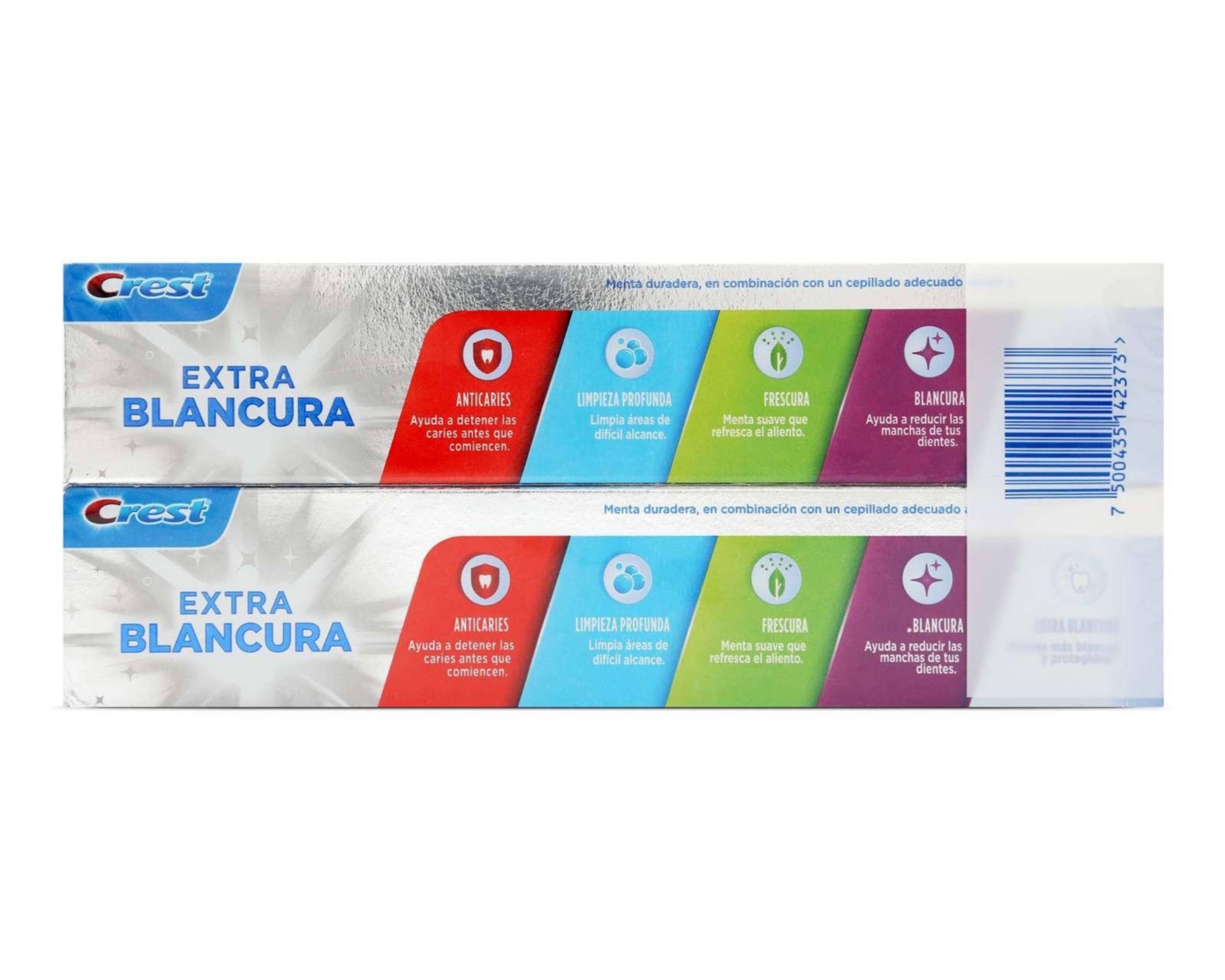 Foto 2 | Set de Pasta Dental Crest Extra Blancura