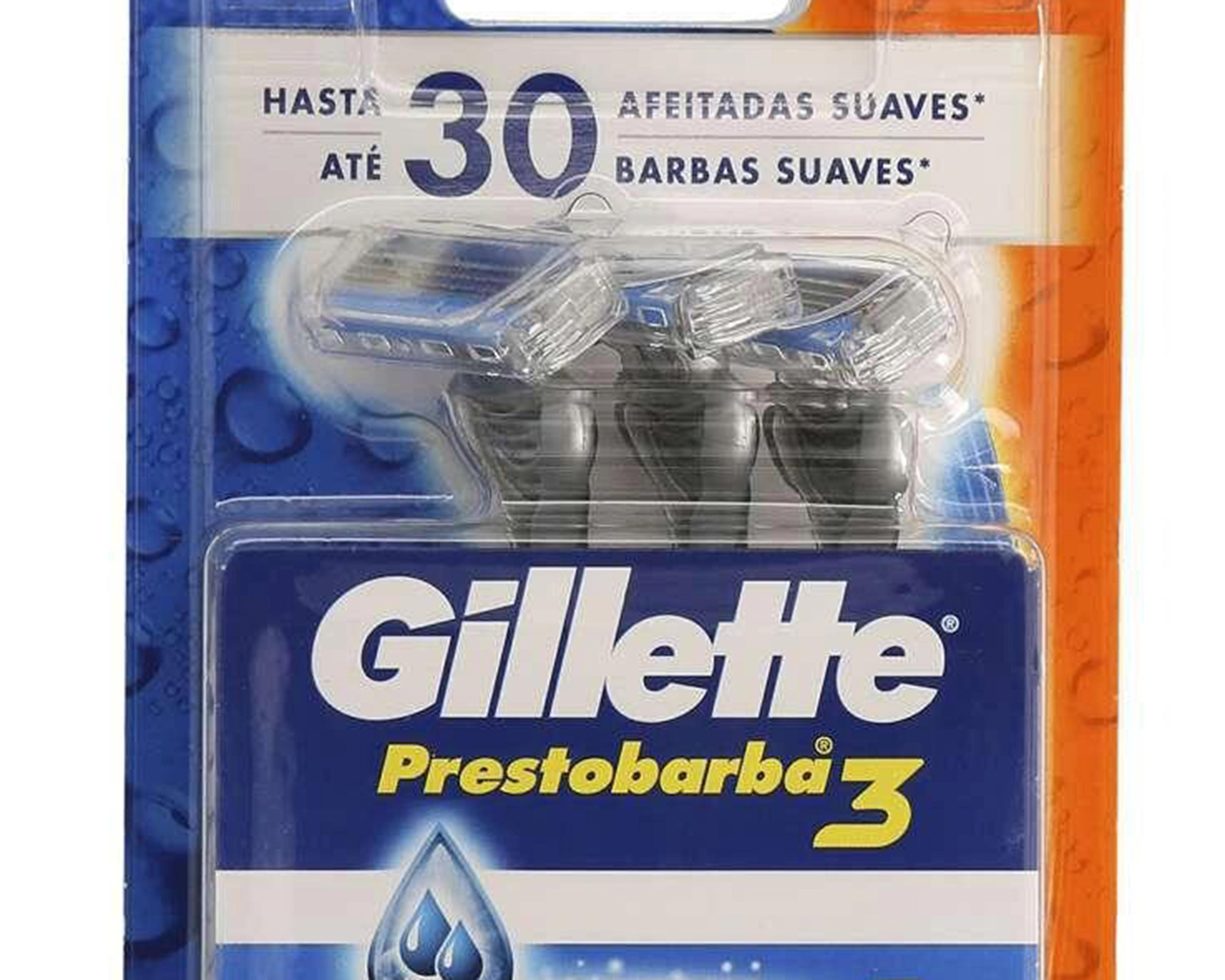 Foto 2 | Set de Rastrillos Gillette Prestobarba 3 Comfortgel