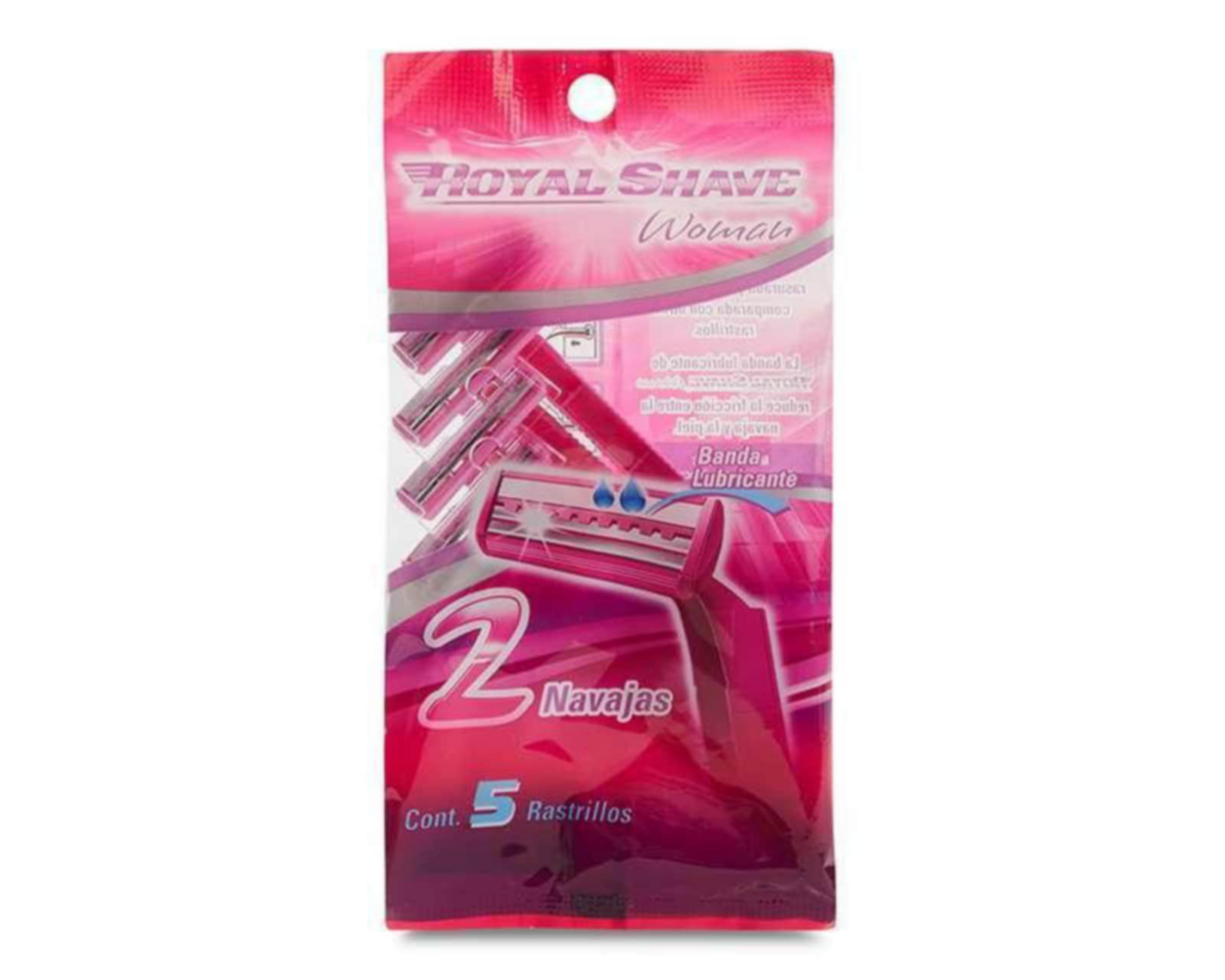 Foto 2 pulgar | Set de 5 Rastillos Royal Shave para Mujer