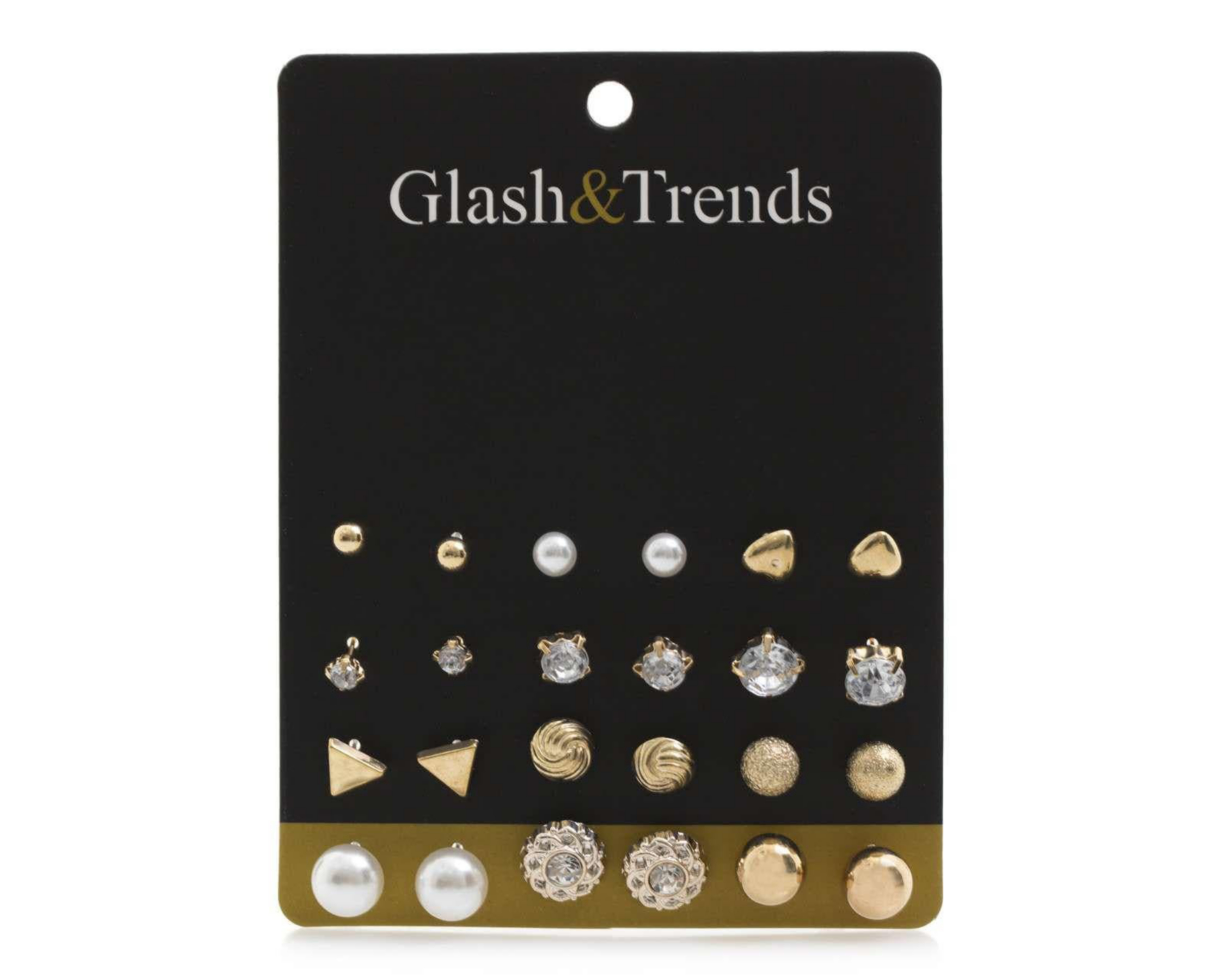 Foto 5 pulgar | Set de Aretes marca Galsh&Trends con 12 Pares